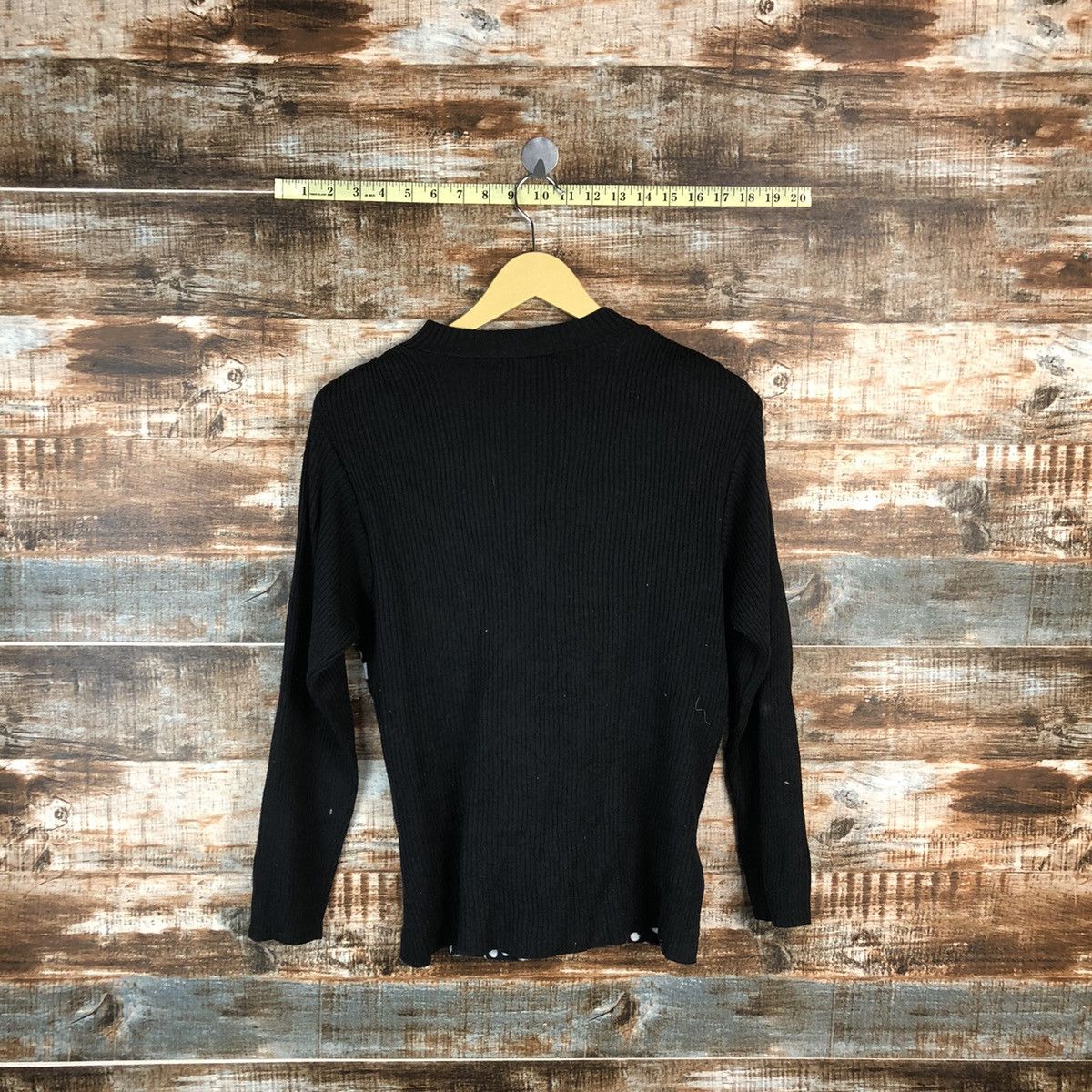 Homespun Knitwear × Japanese Brand Blue Map White Black Knitwear #A959 Size S / US 4 / IT 40 - 11 Thumbnail