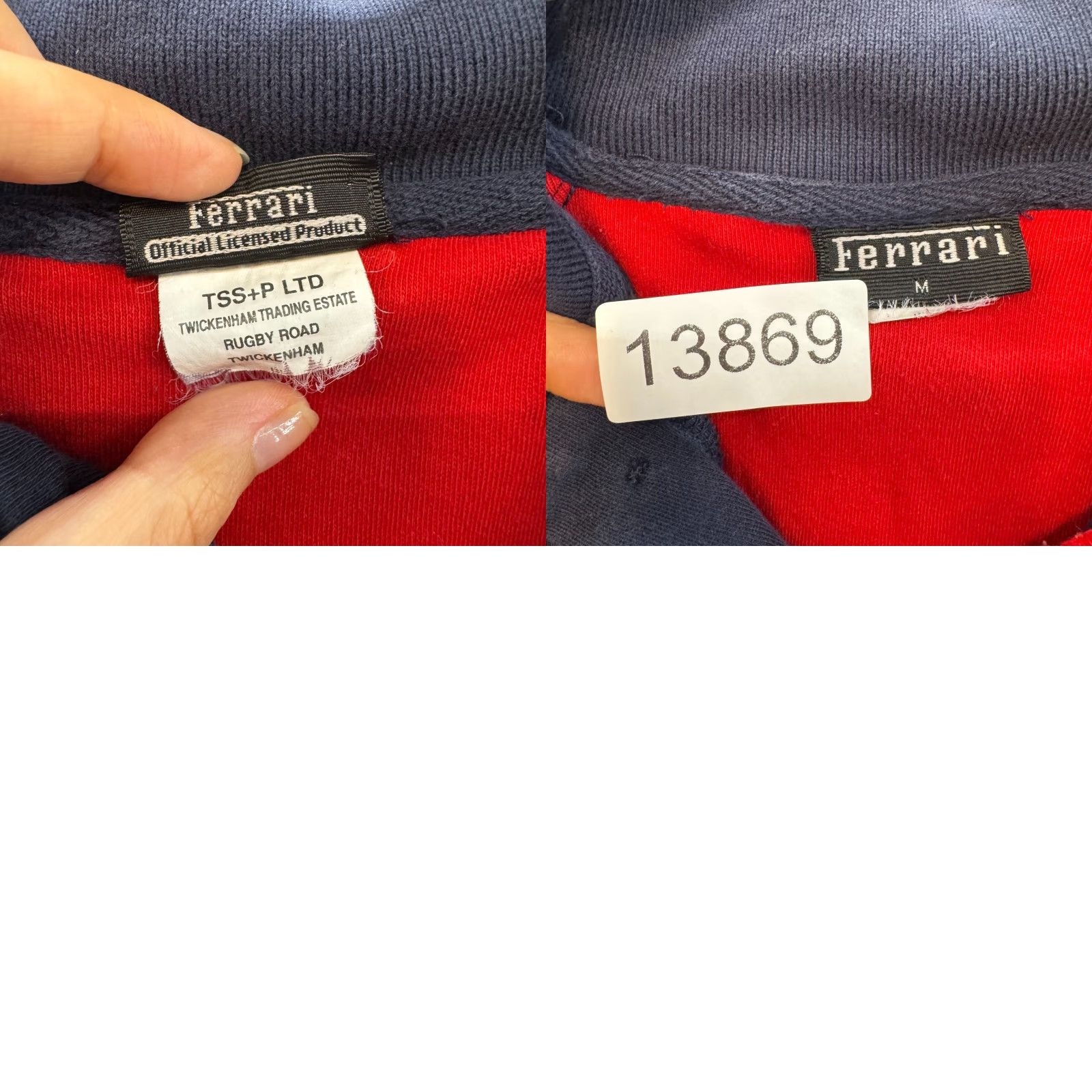 Ferrari Ferrari Polo Shirt Medium Navy Blue Collared Short Sleeve Logo F1 Racing Mens Size US M / EU 48-50 / 2 - 8 Thumbnail