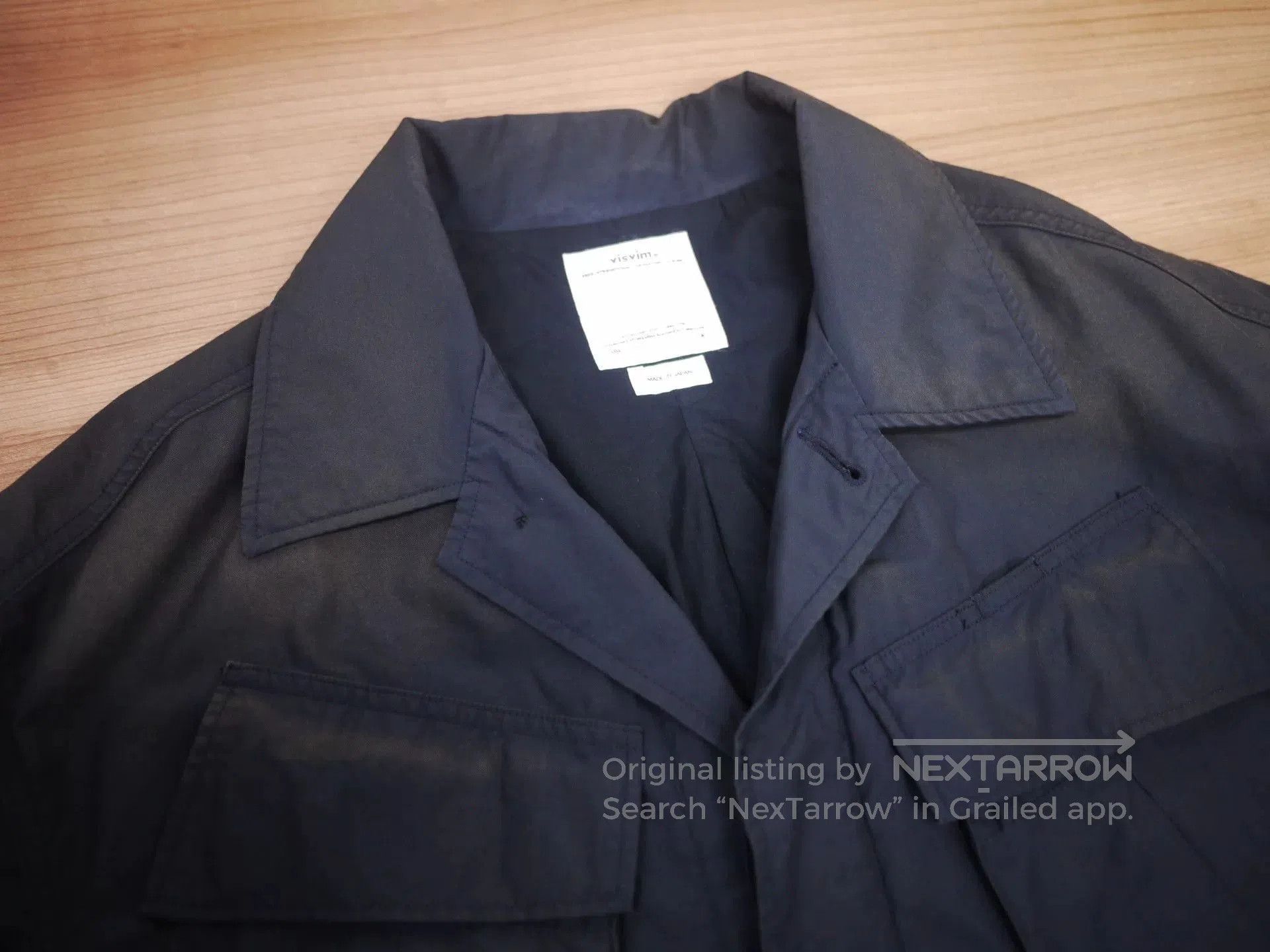Visvim visvim tropical combat jacket in navy. Size US L / EU 52-54 / 3 - 4 Thumbnail