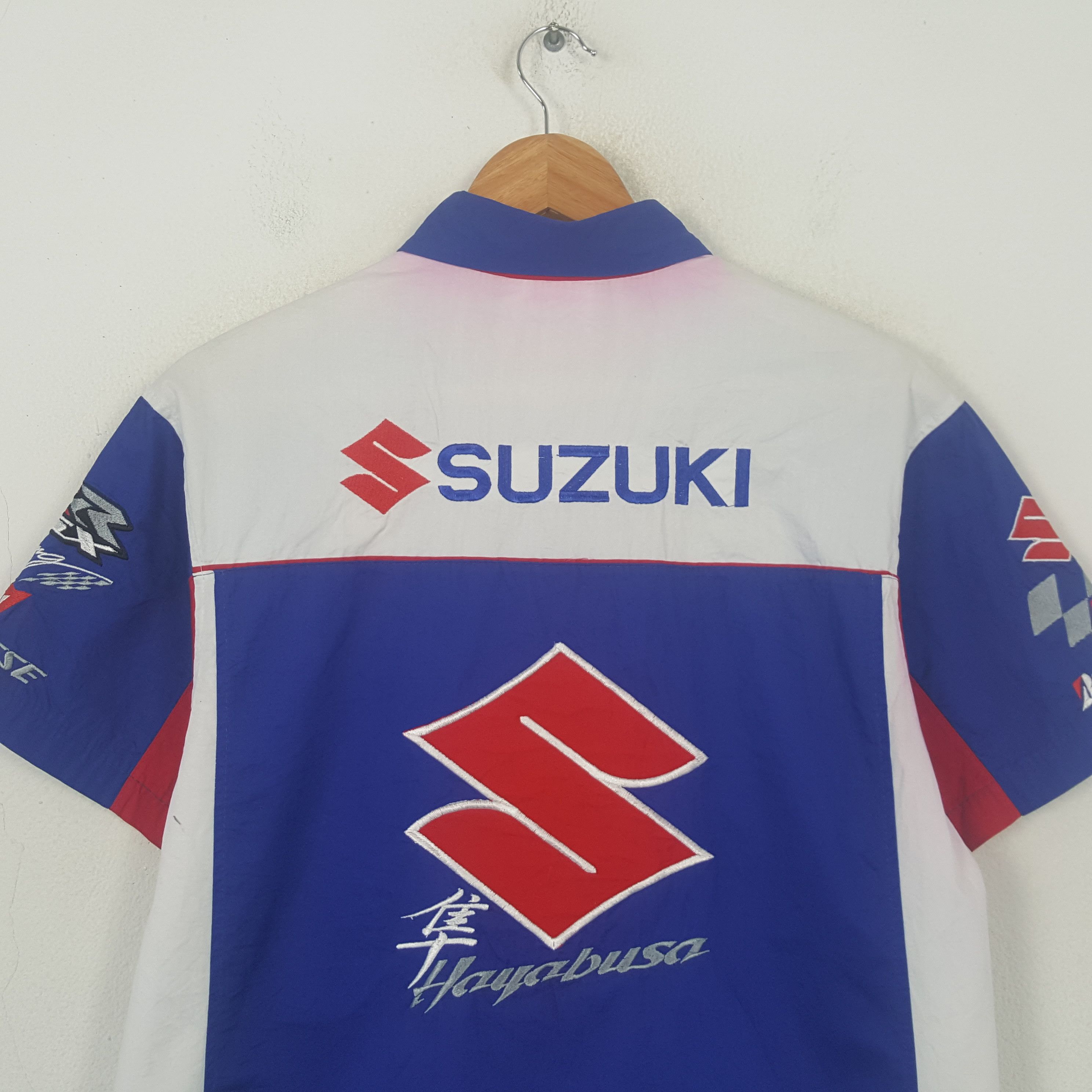 Japanese Brand Vintage Suzuki Japanese Racing Team Shirt C294N67 Size US M / EU 48-50 / 2 - 2 Thumbnail