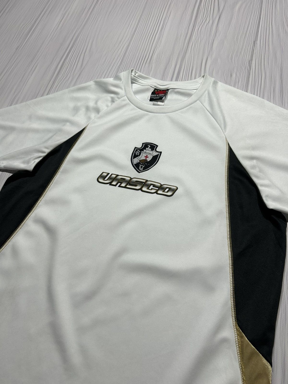 Vintage Vintage Vasco Da Gama Soccer Jersey T-Shirt Size US L / EU 52-54 / 3 - 4 Thumbnail