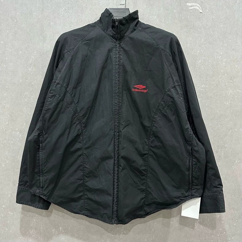 Balenciaga Balenciaga 3B Letter Embroidered Zipper Windbreaker (Size Size US L / EU 52-54 / 3 - 1 Thumbnail