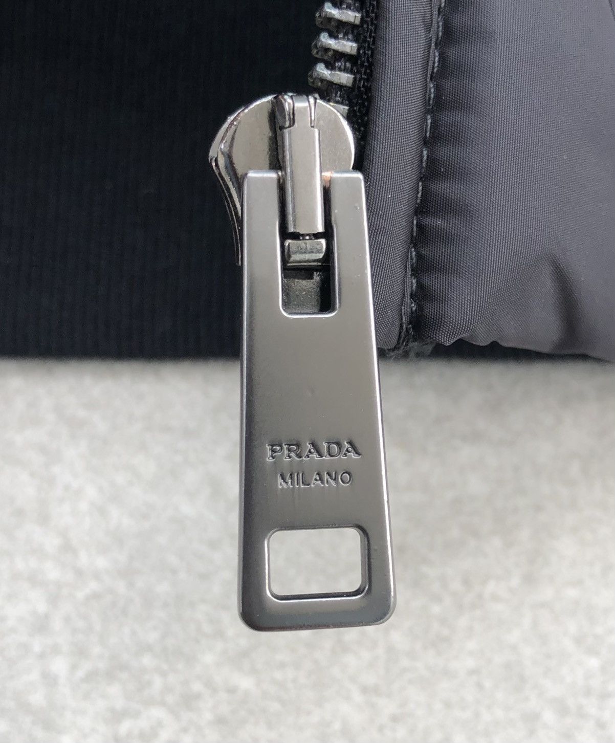 Prada SS19 Prada Black Nylon Paneled Hybrid Jacket Size US M / EU 48-50 / 2 - 16 Thumbnail