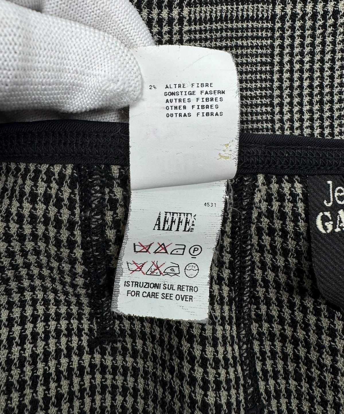 Jean Paul Gaultier Jean Paul Gaultier Wool Glencheck Skirt Vintage UK14 IT46 Size 34" / US 12 / IT 48 - 21 Thumbnail