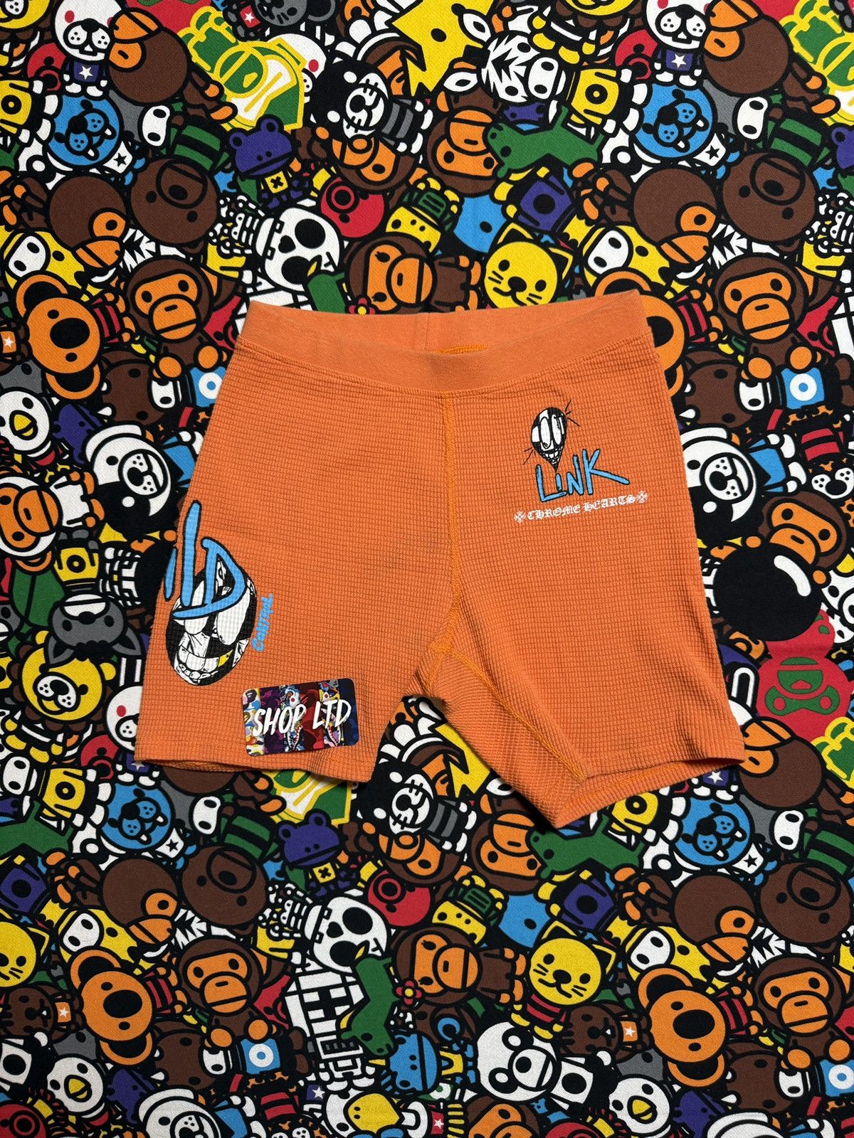 Chrome Hearts Chrome Hearts Orange Matty Boy Thermal Shorts Size 28" / US 6 / IT 42 - 1 Thumbnail