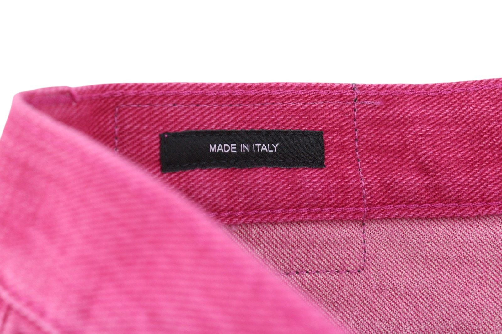 R13 DAMON PLEATED 27 Vivid Pink Flared Zip Fly Logo 85460 Size 27" / US 4 / IT 40 - 7 Thumbnail