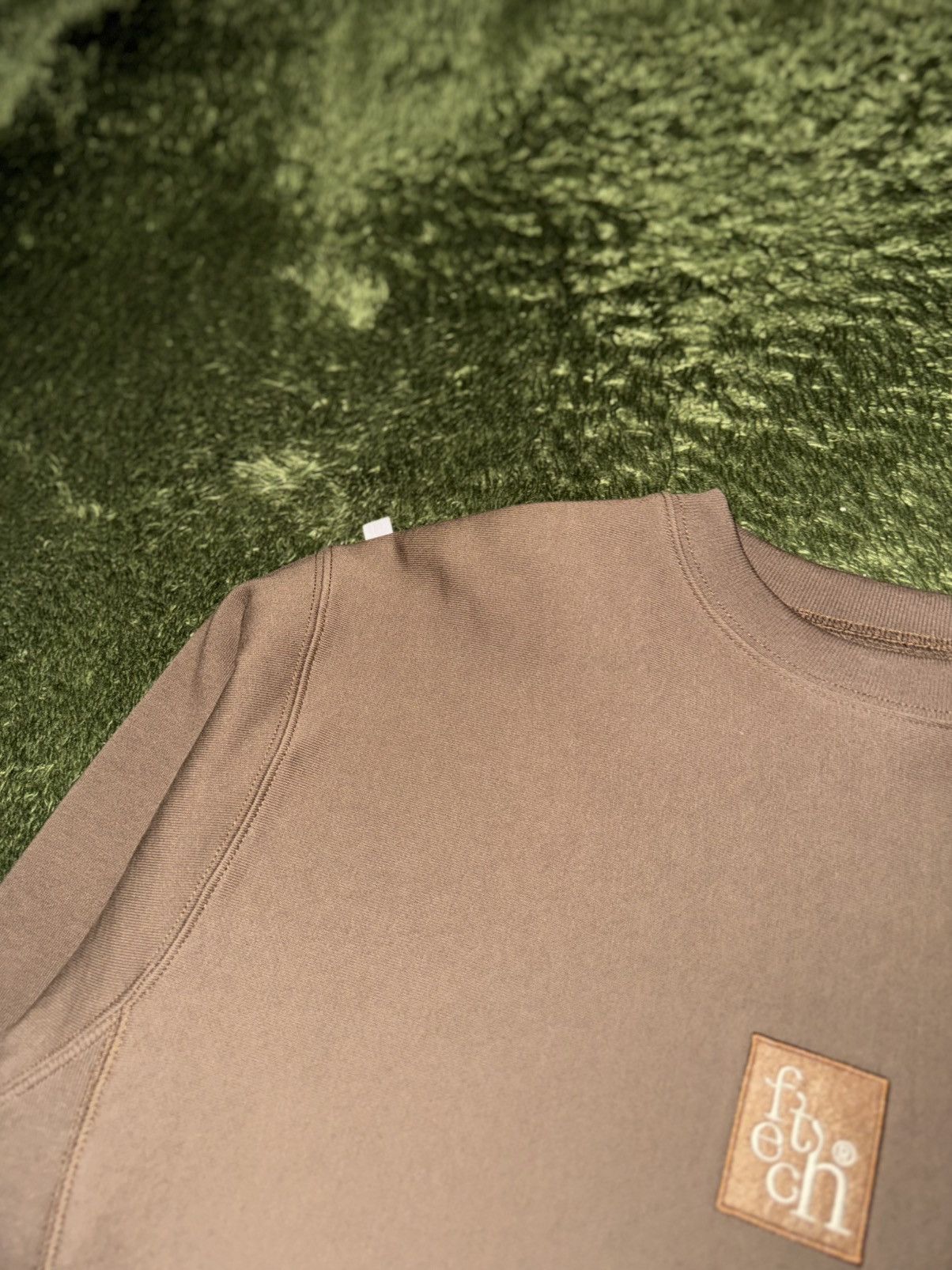 Japanese Brand [M] Fetch Sunday Embroidered Logo Sweatshirt Brown Size US M / EU 48-50 / 2 - 3 Thumbnail