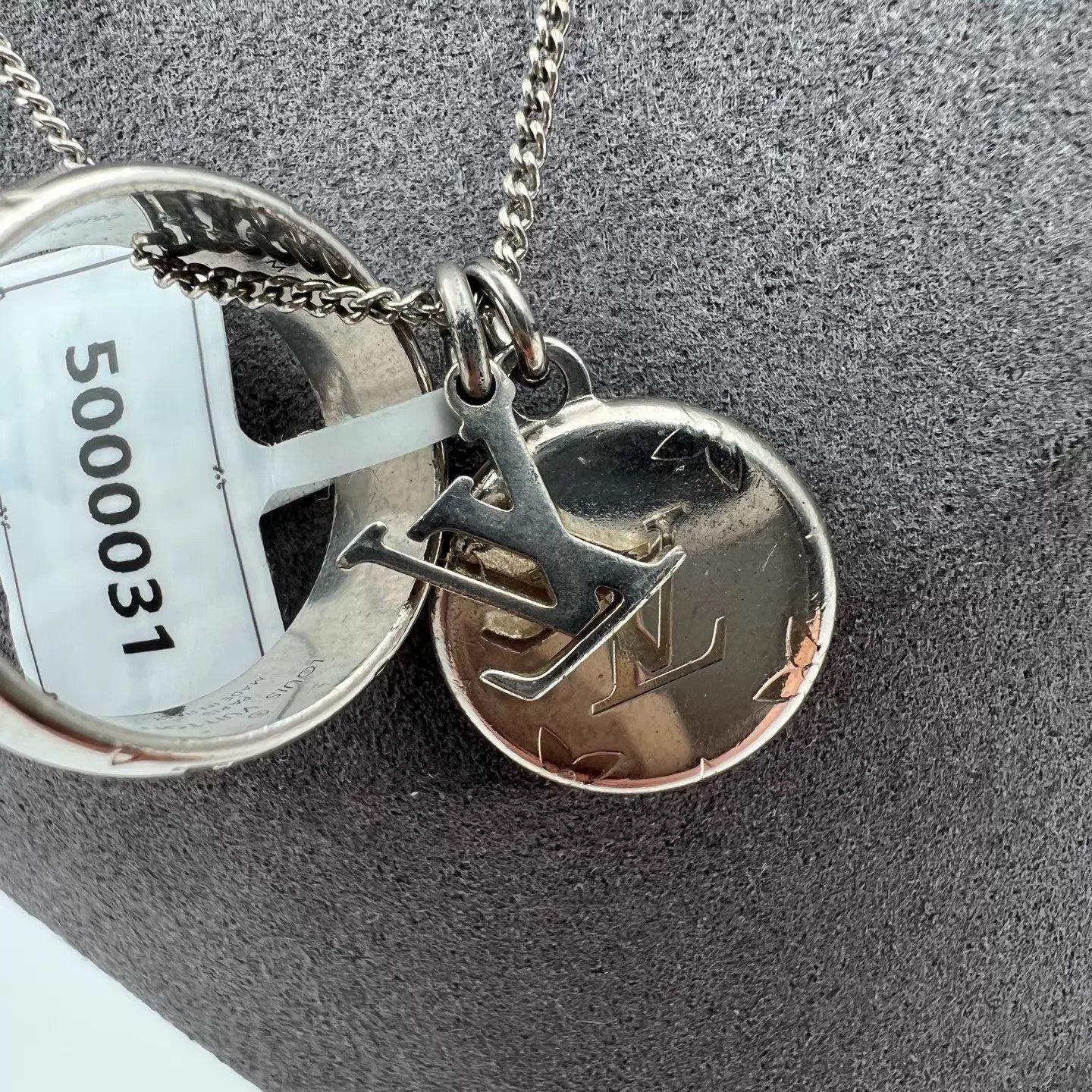 Louis Vuitton LV 3-in-1 Engraved Monogram Necklace Size ONE SIZE - 3 Thumbnail