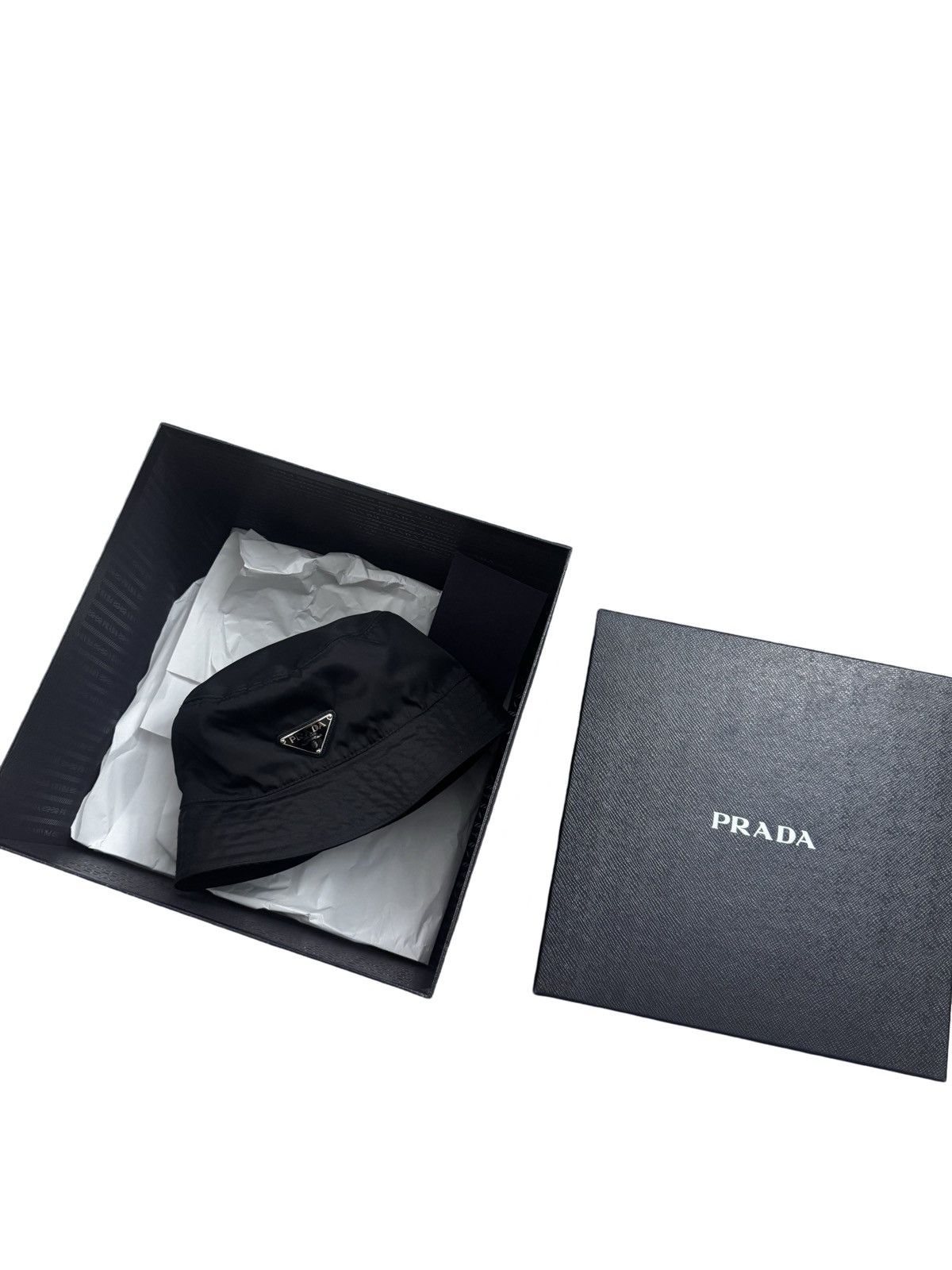 Prada 🔥925$ Prada Re-Nylon bucket hat/Prada Logo Nylon Bucket Hat Size ONE SIZE - 12 Thumbnail