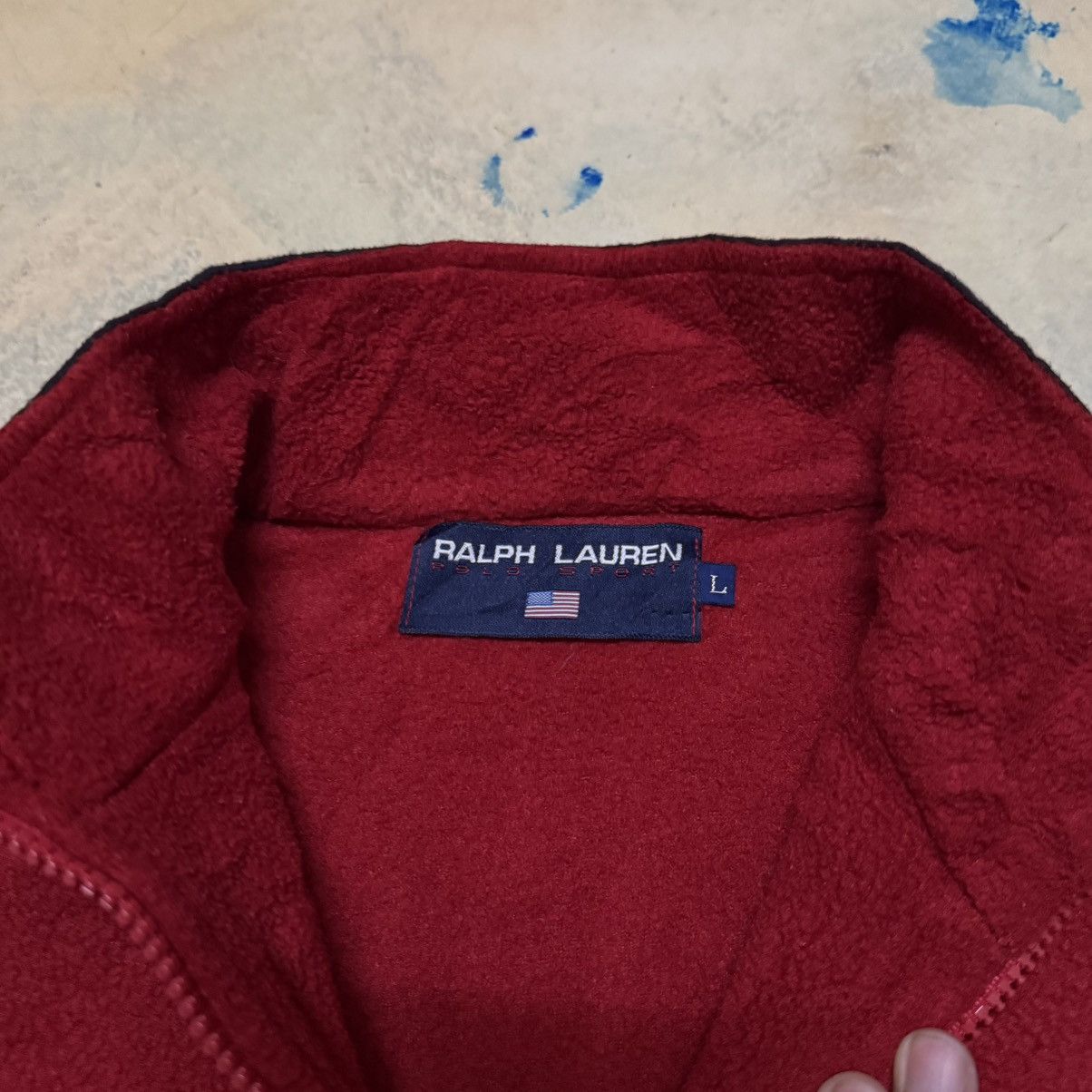 Polo Ralph Lauren Polo Ralph Lauren Big Logo Fleece Sweater Size US L / EU 52-54 / 3 - 3 Thumbnail