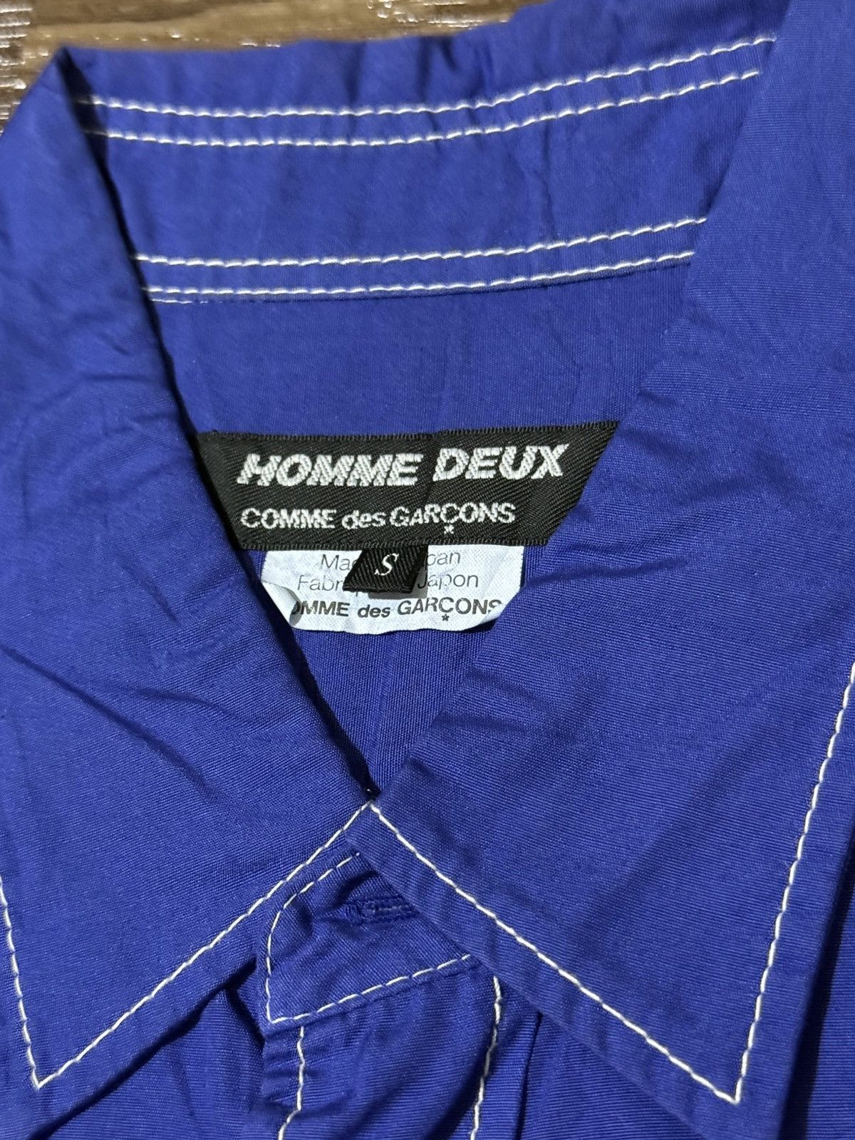 Comme des Garcons Homme Deux Homme deux comme des garcon blue shirt (button up) Size US M / EU 48-50 / 2 - 4 Thumbnail