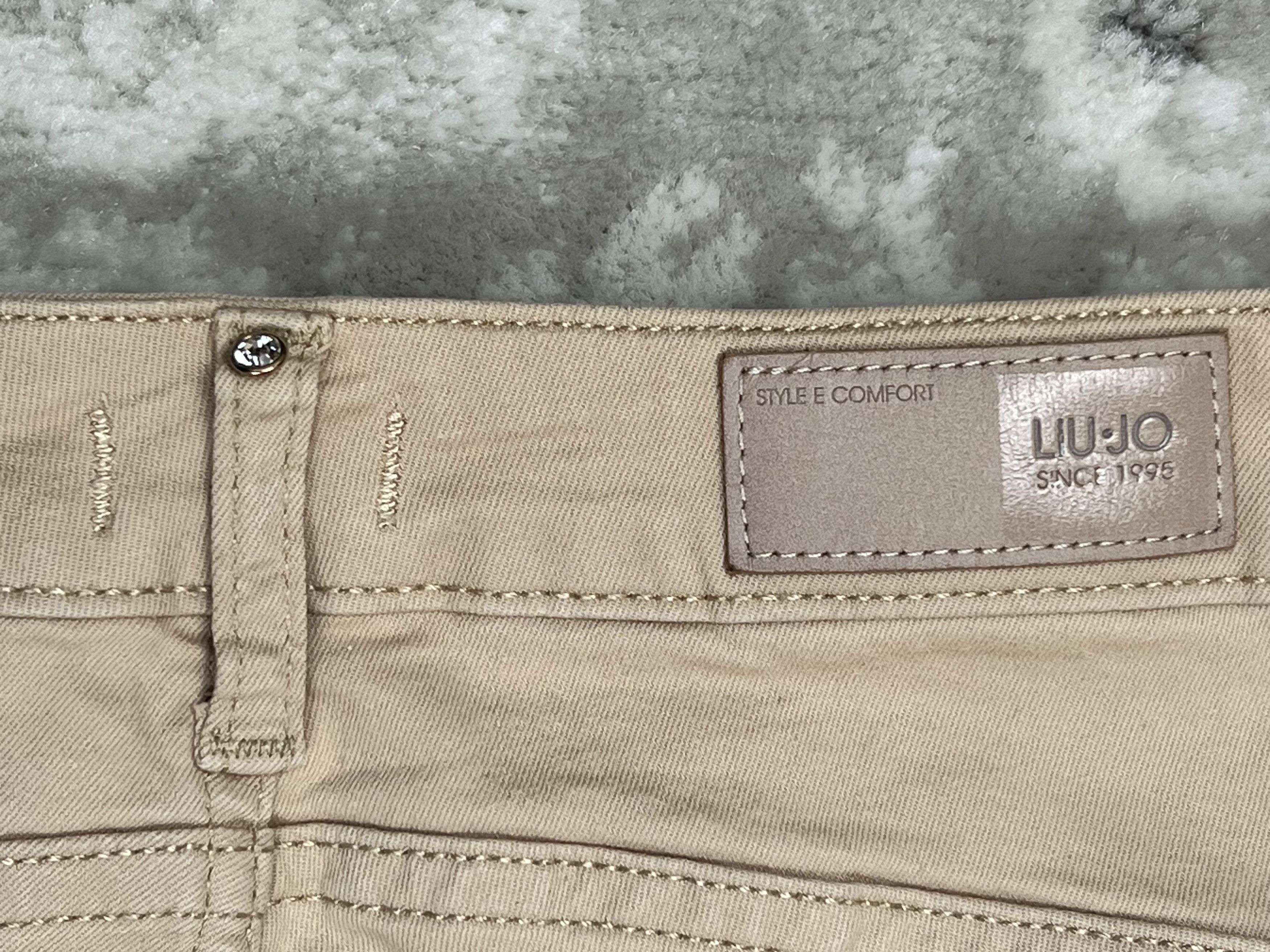 Liu Jo Liu Jo Beige Jeans Embroidered Hem Size 27" / US 4 / IT 40 - 14 Thumbnail