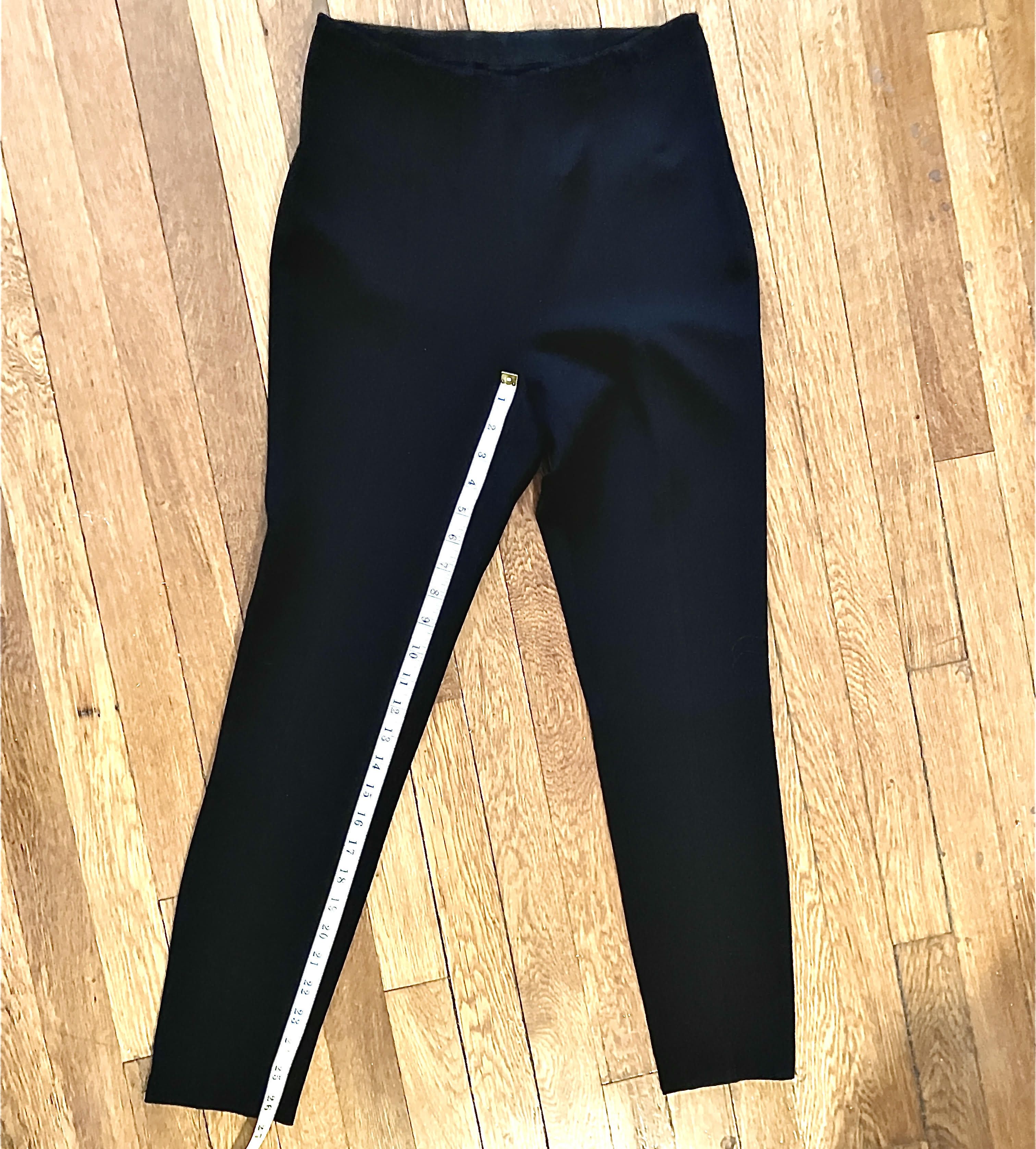 Moschino Moschino crepe cigarette pants black/navy 26" waist Size 26" / US 2 / IT 38 - 6 Thumbnail