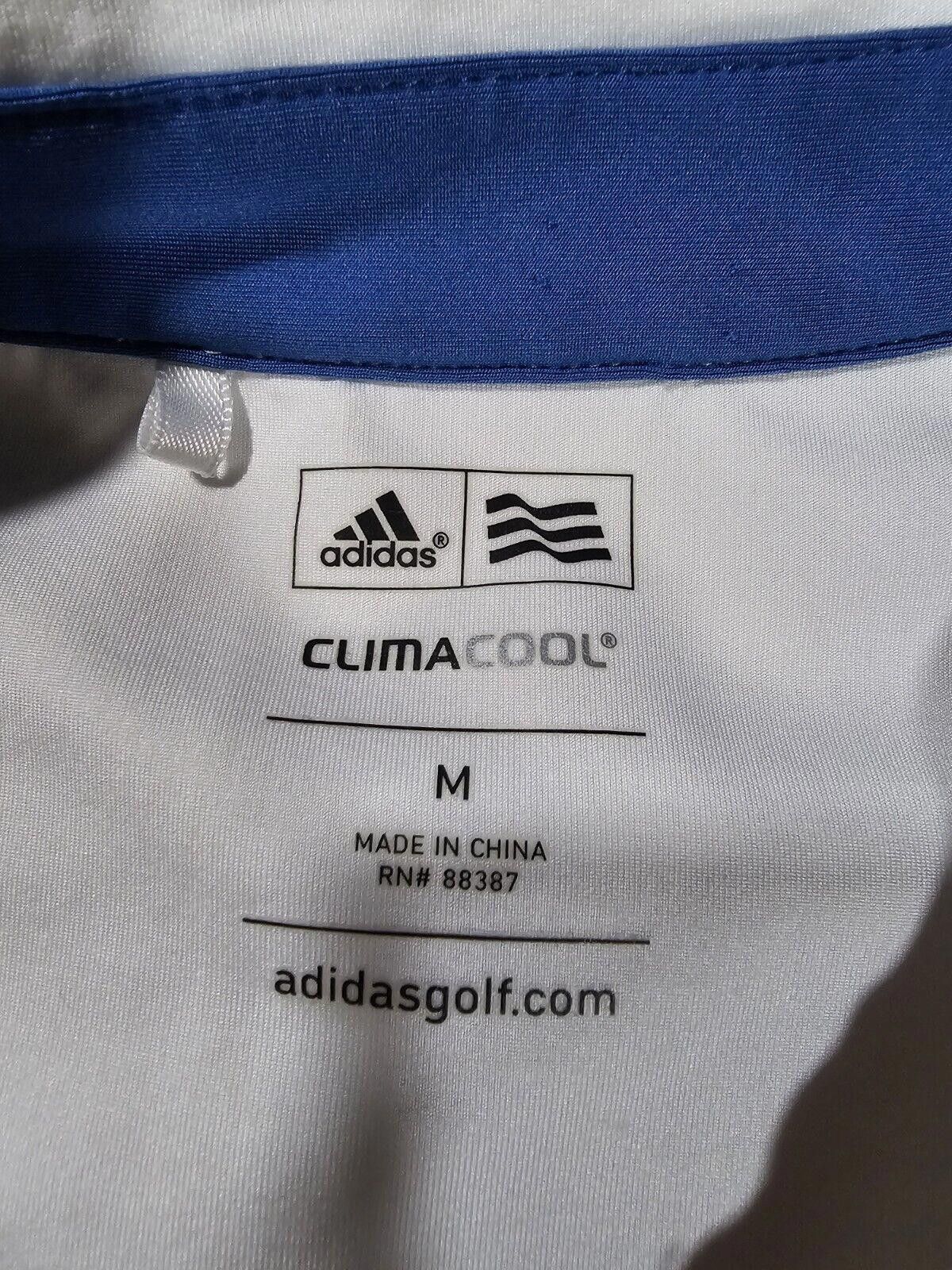 Adidas Adidas CLIMACOOL Womens White Stripe Sleeveless Golf Polo M Size M / US 6-8 / IT 42-44 - 4 Thumbnail