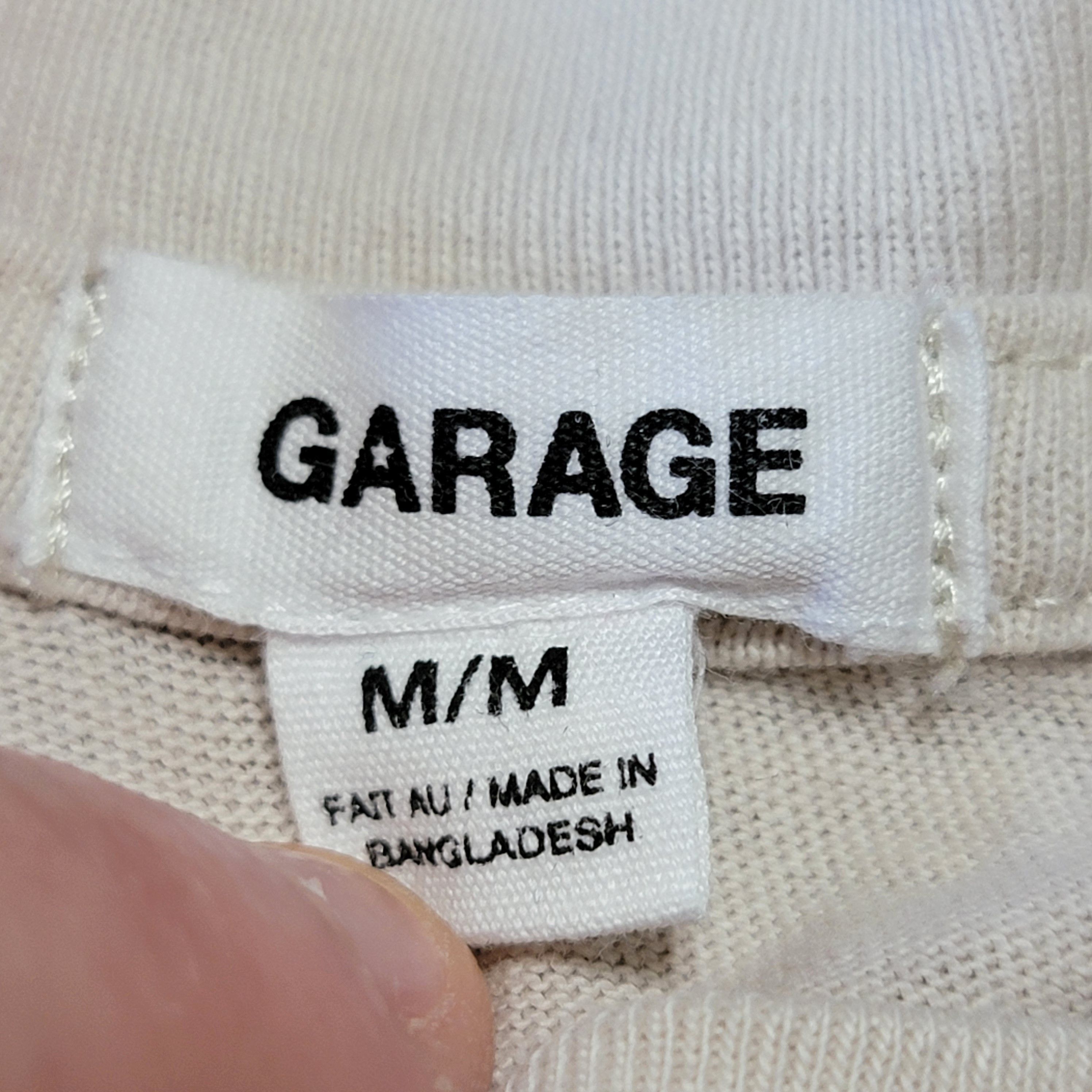 Garage Garage LS Crop Cream Tee "Rhythm Worldwide" - Size Medium Size M / US 6-8 / IT 42-44 - 5 Thumbnail