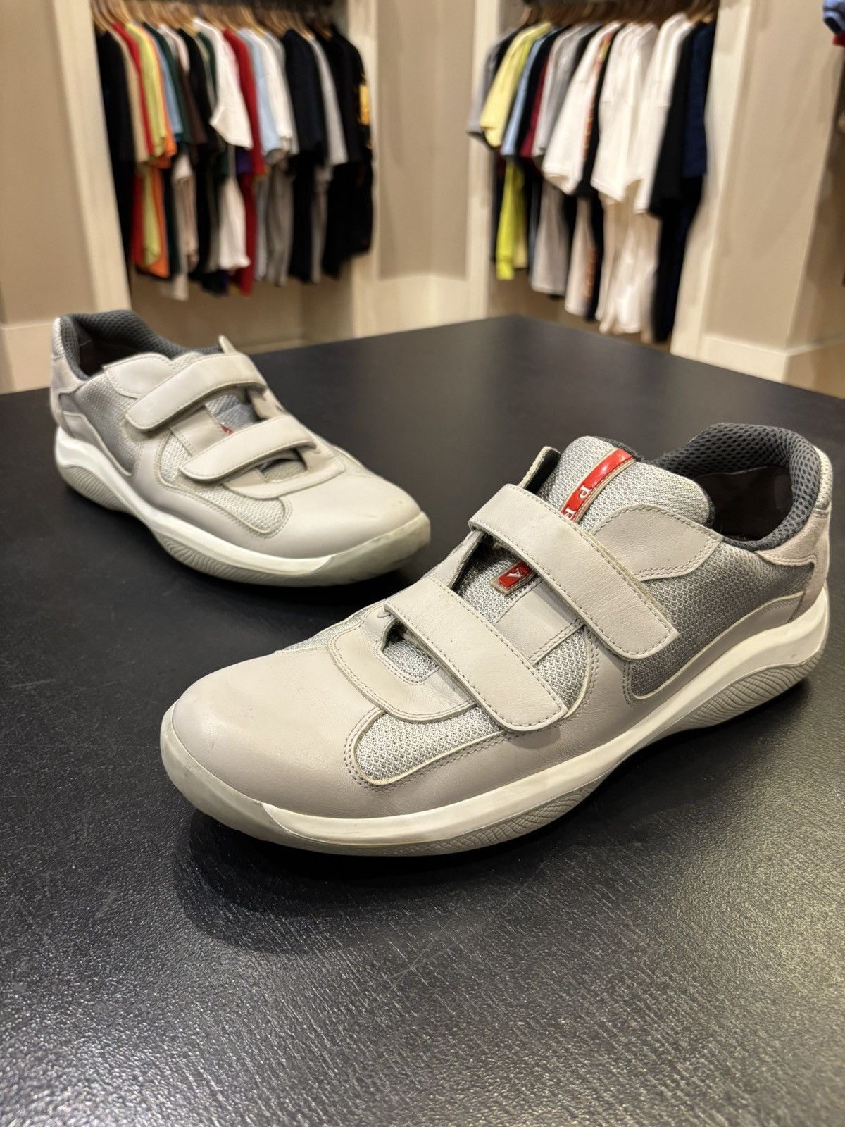 Prada Prada Americas Cup Strap Grey Size US 10 / EU 43 - 1 Thumbnail
