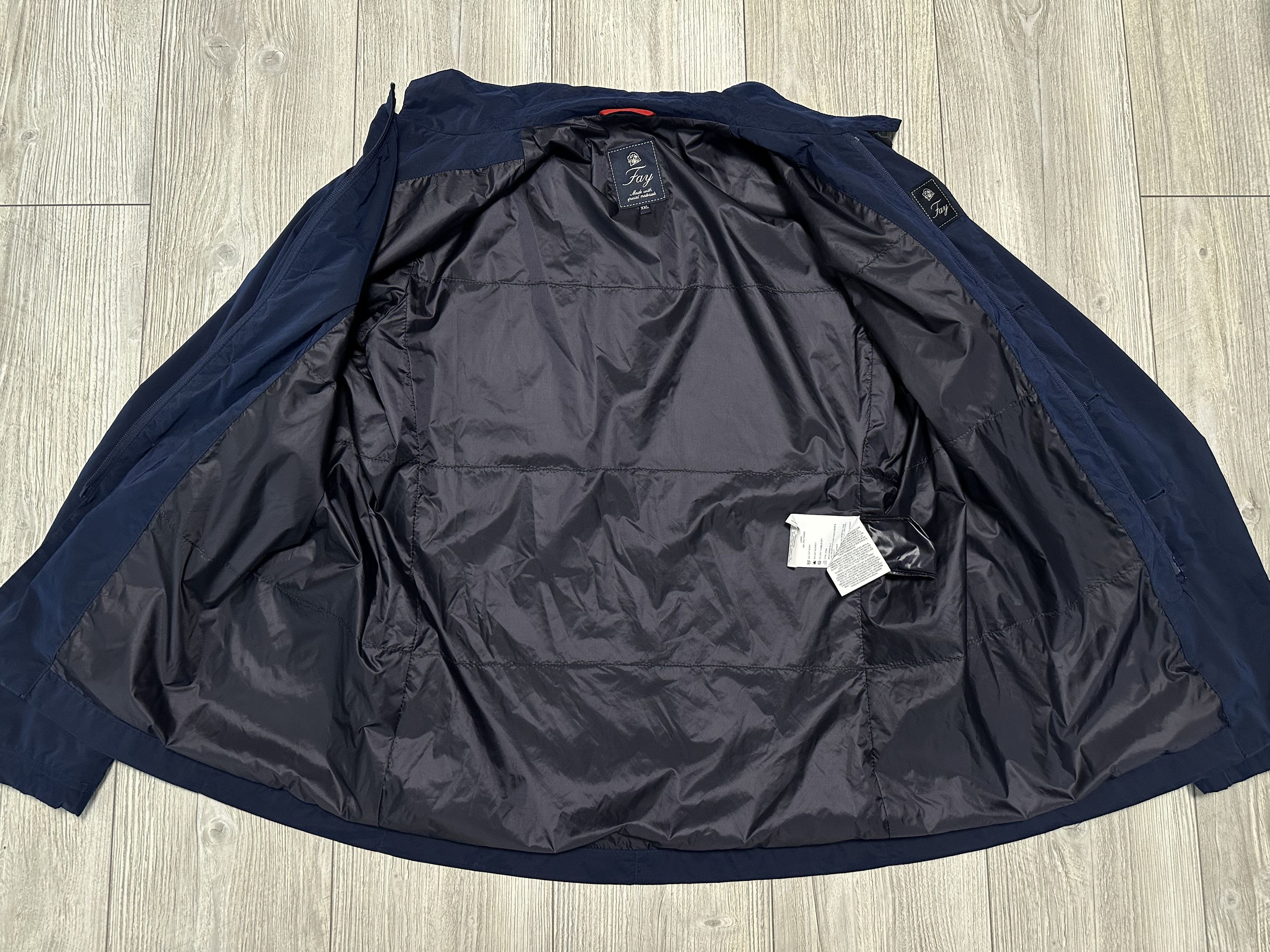 Fay FAY Men Light Jacket NAM19360660 Pie Blue Size US XXL / EU 58 / 5 - 7 Thumbnail