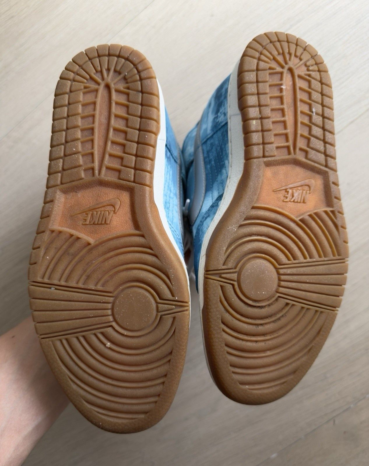 Nike vintage Nike Dunk Sky Print High Blue Water Print Sneaker Size US 7.5 / IT 37.5 - 9 Thumbnail
