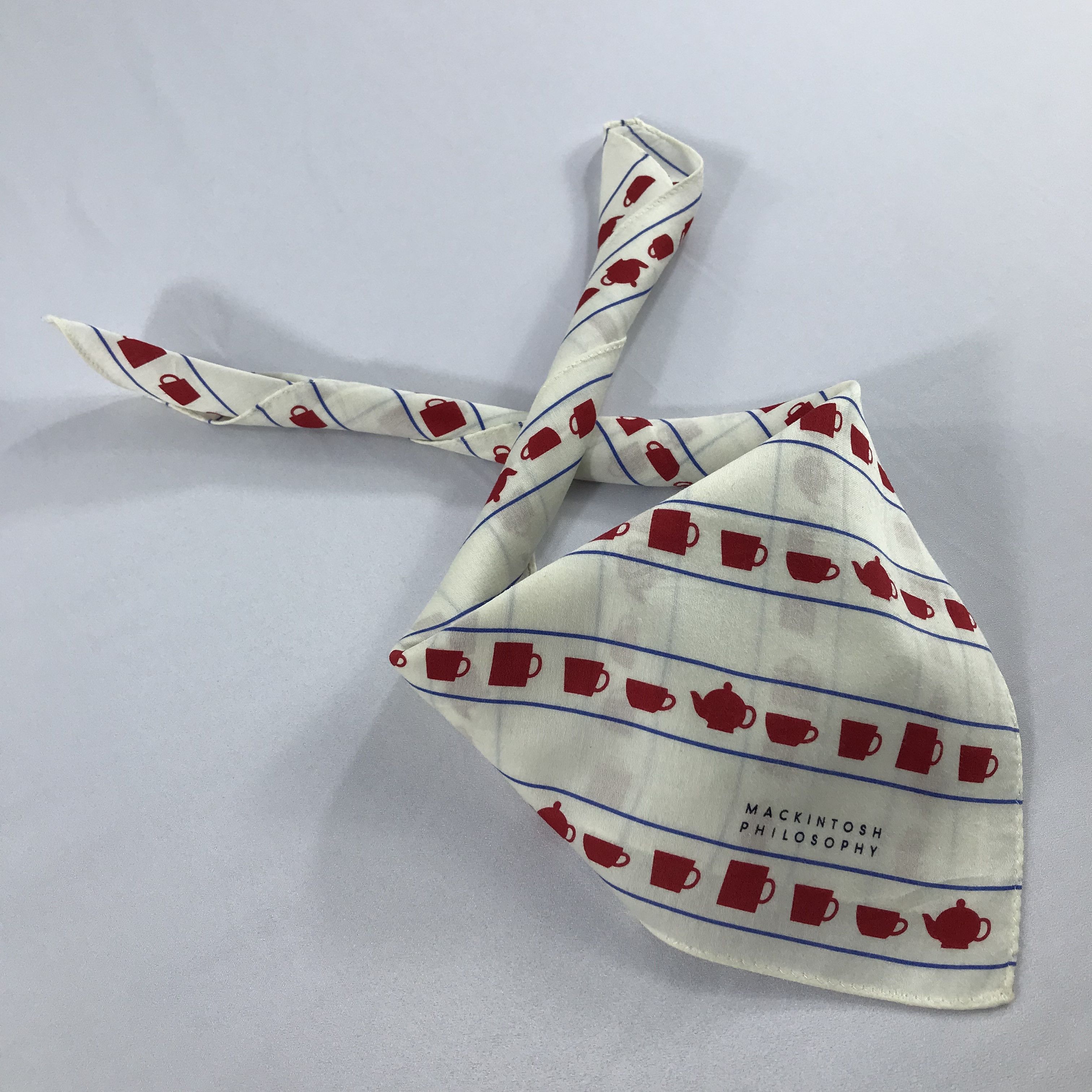 Mackintosh × Vintage Mackintosh Bandana / Handkerchief / Neckerchief - S2012 Size ONE SIZE - 4 Thumbnail
