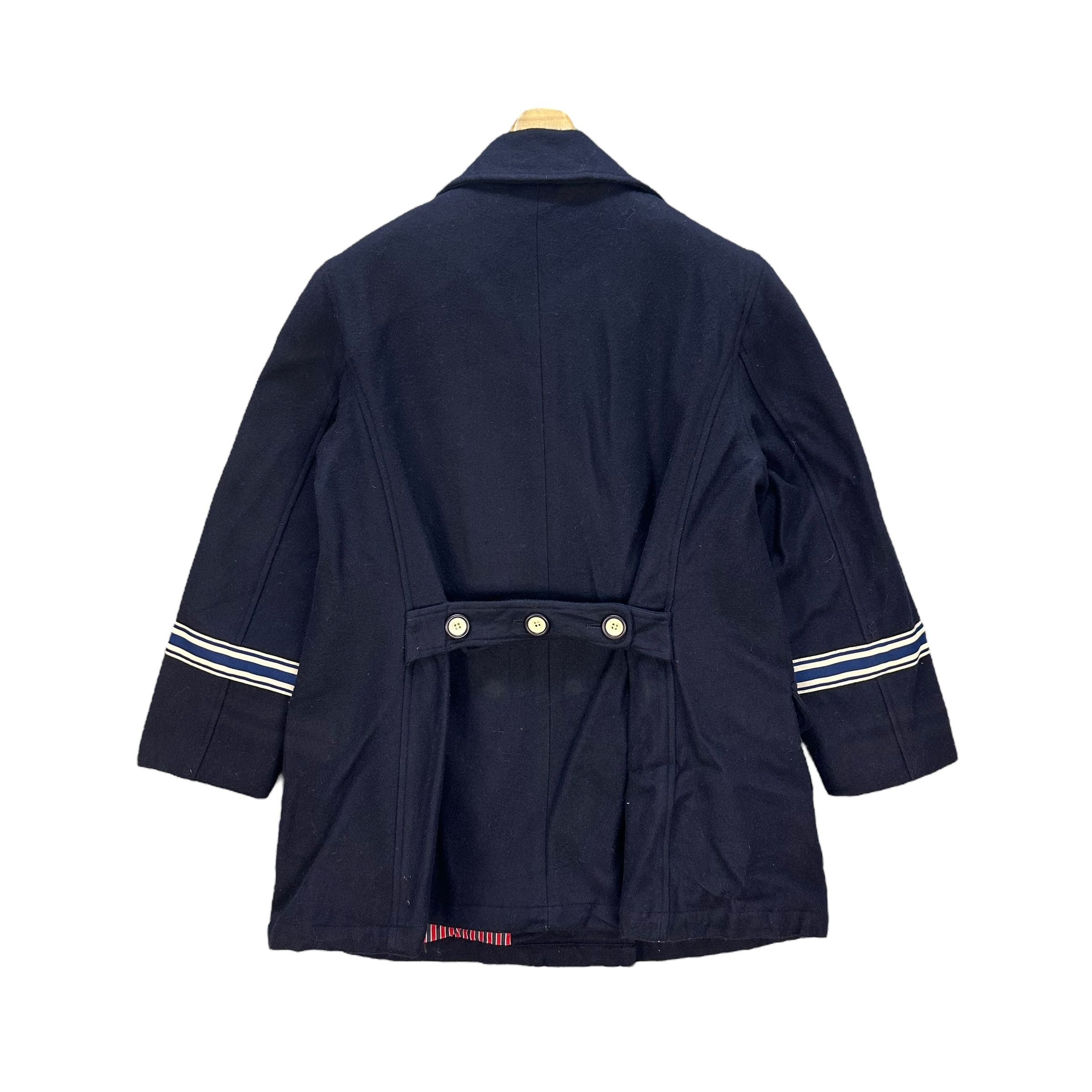 Armani ARAMNI JEANS WOOL RAYON DOUBLE BREASTED COAT #8994-46 Size US S / EU 44-46 / 1 - 9 Thumbnail