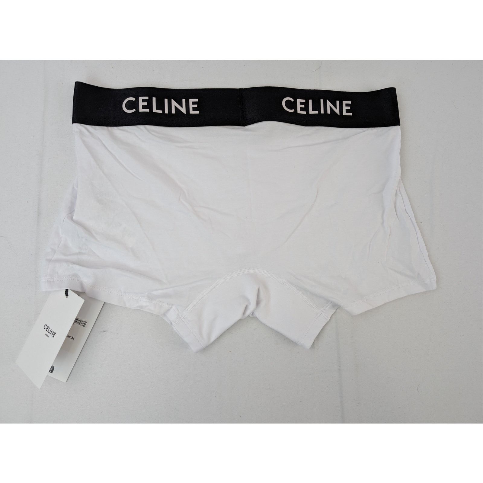 Celine o1rshd1 Q:2 / Size: XXL / Boxer Shorts Celine Logo in White Size US 38 / EU 54 - 2 Thumbnail