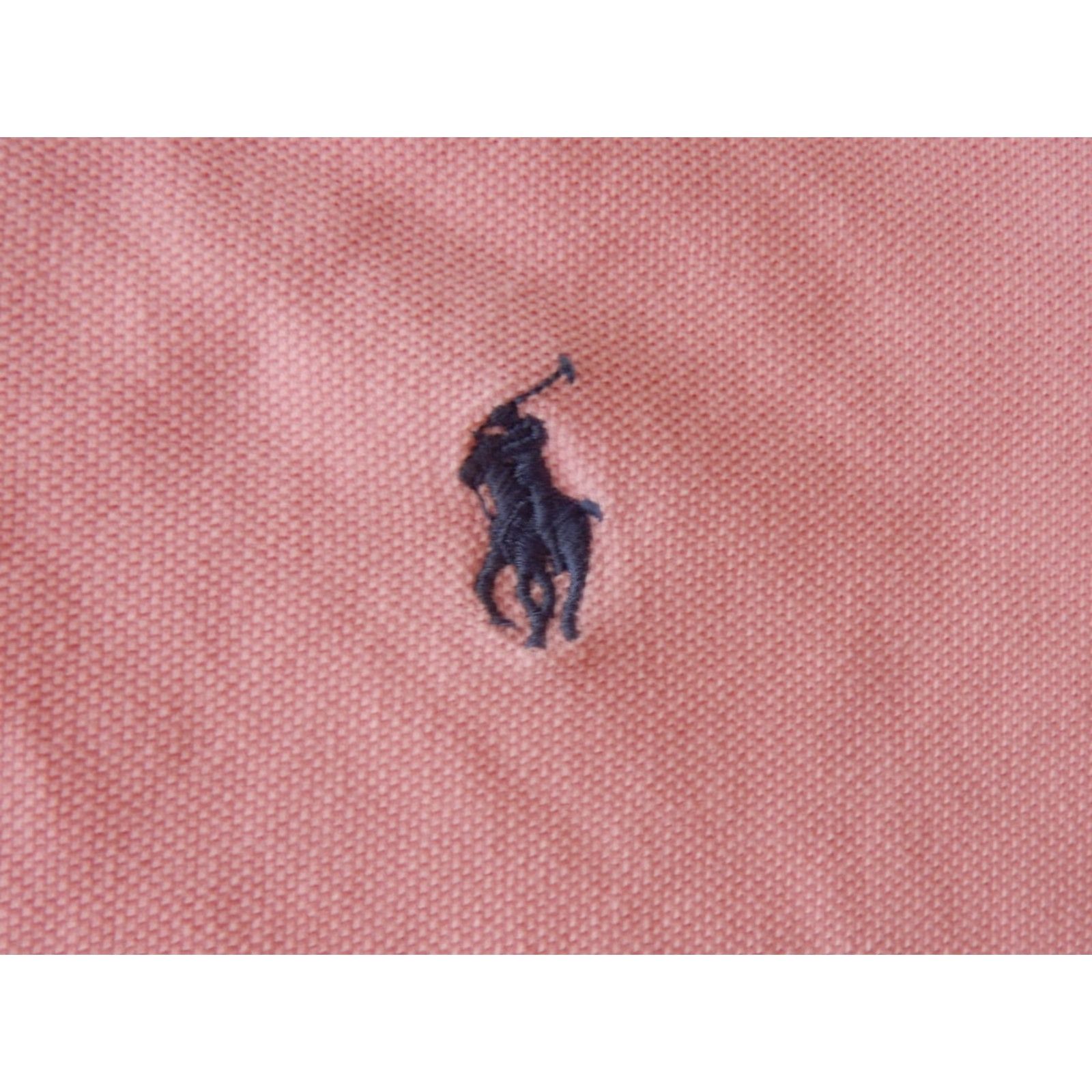 Polo Ralph Lauren Polo Ralph Lauren Polo Shirt Mens Short Sleeve Size L Pink Solid 100% Cotton Size US L / EU 52-54 / 3 - 4 Thumbnail