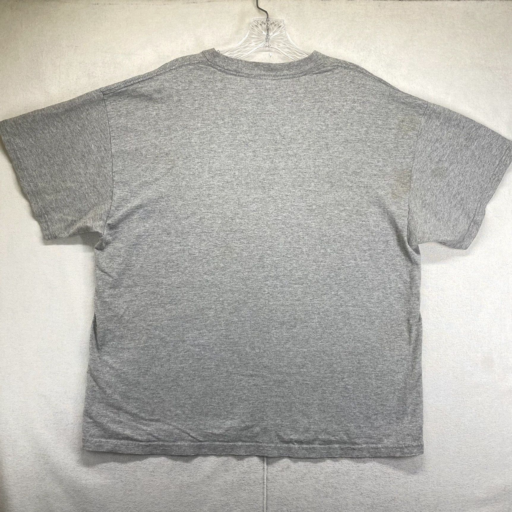 NFL VINTAGE New England Patriots T-Shirt Unisex Adult L Gray Graphic Print 90s Y2K NFL Teddy Bruschi Patriots Mens Womens Size US L / EU 52-54 / 3 - 3 Thumbnail
