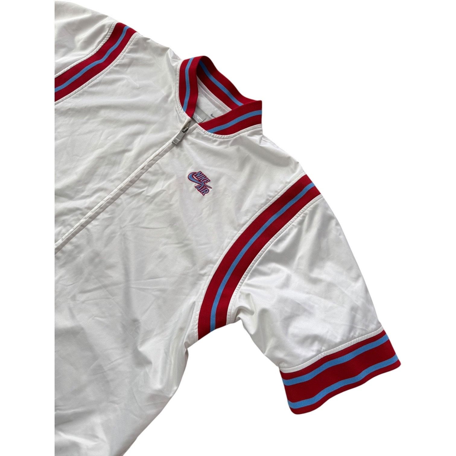 Nike VTG Nike Air Revolution short sleeve zip long jacket white Size US XL / EU 56 / 4 - 5 Thumbnail