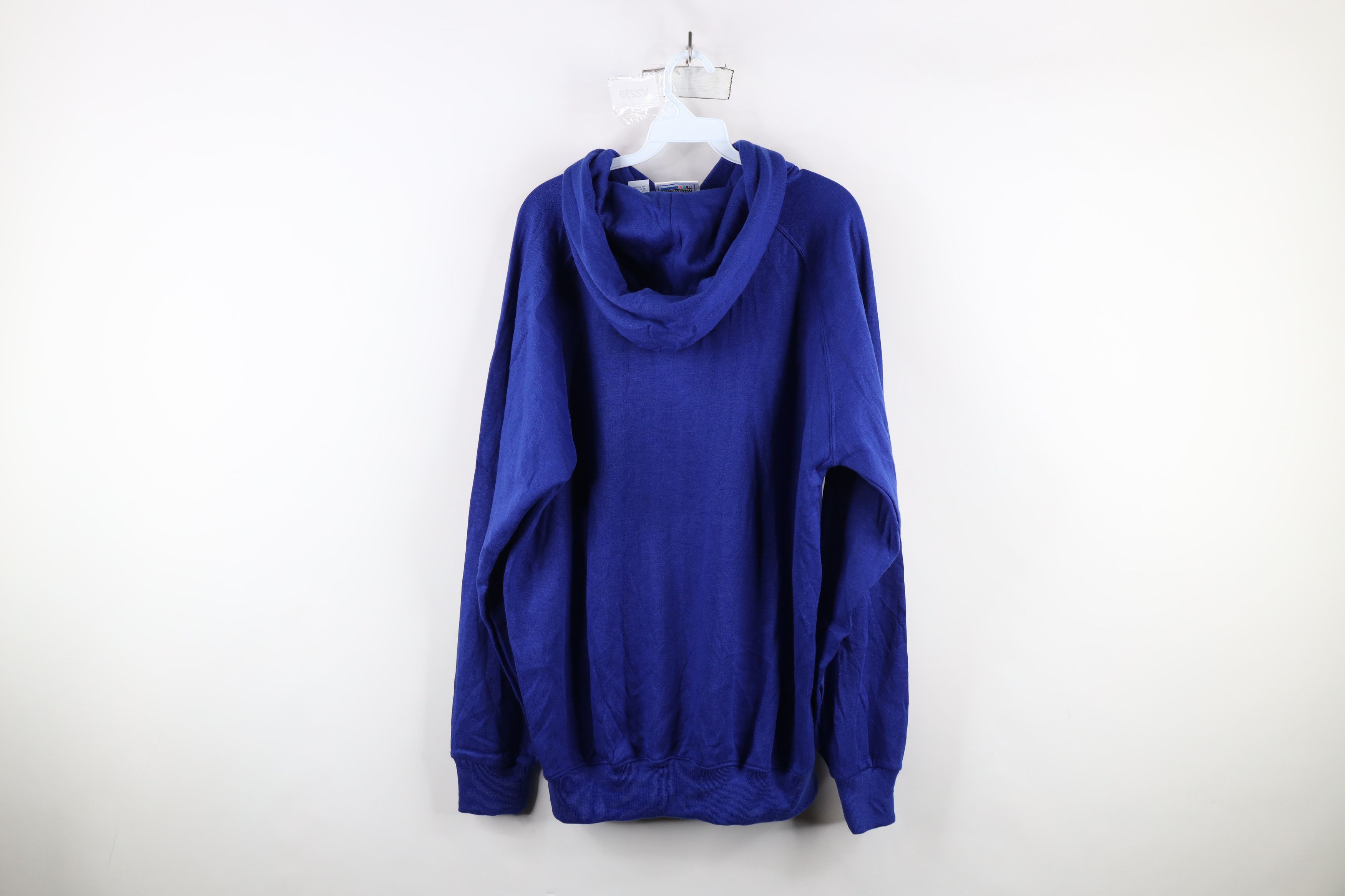 Vintage Deadstock Vintage 70s 80s Streetwear Hoodie Sweatshirt Blue Size US M / EU 48-50 / 2 - 11 Thumbnail