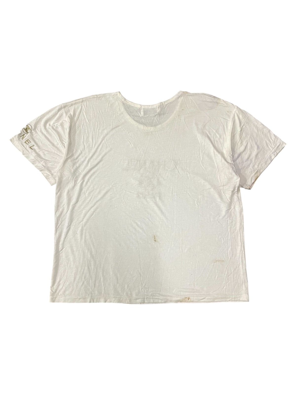 Vintage Vintage Chanel Croptop shirt Size L / US 10 / IT 46 - 6 Thumbnail