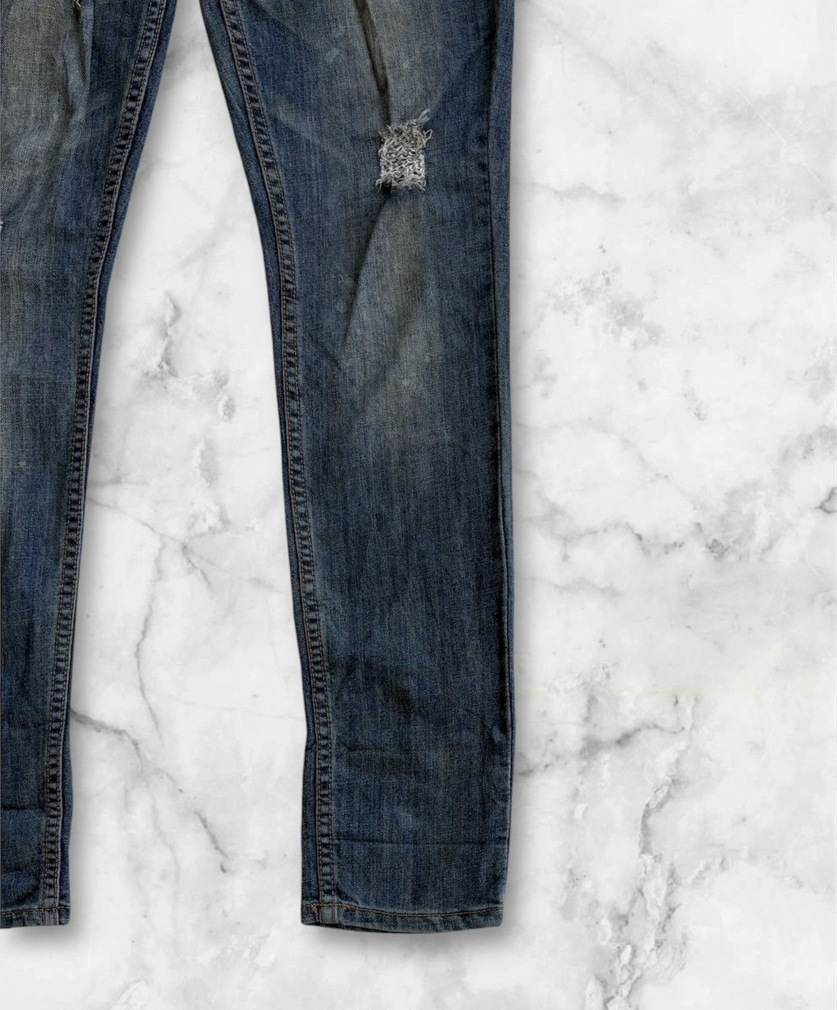 Forever 21 Forever 21 Streetwear Skinny Distressed Denim Pant Size US 32 / EU 48 - 6 Thumbnail