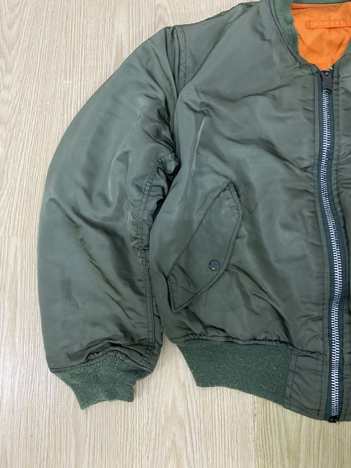 Alpha Industries × Vintage Vintage Alpha Industries reversible Bomber Jacket Size US M / EU 48-50 / 2 - 3 Thumbnail