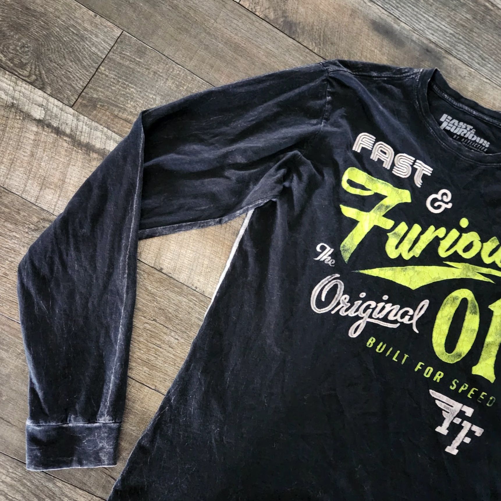 Affliction Affliction X Fast & Furious LA T Shirt Long Sleeve Men Large Distressed Black T-Shirt L Mens Black Size US L / EU 52-54 / 3 - 4 Thumbnail