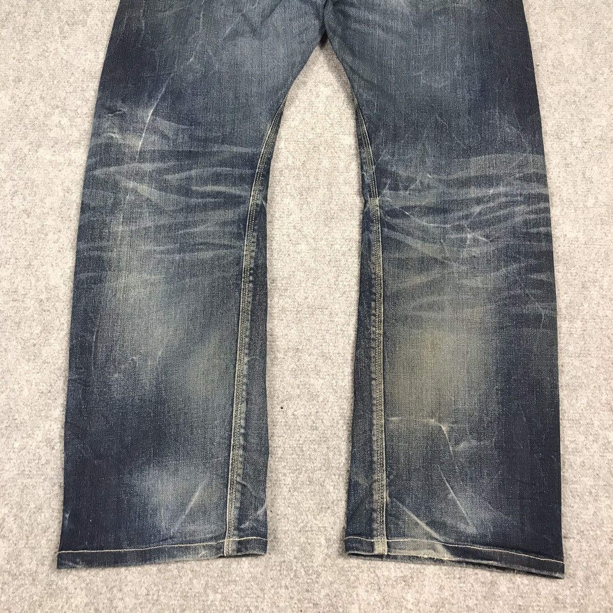 Japanese Brand Distressed Denim Back Number Japan Denim pants Size US 33 - 8 Thumbnail