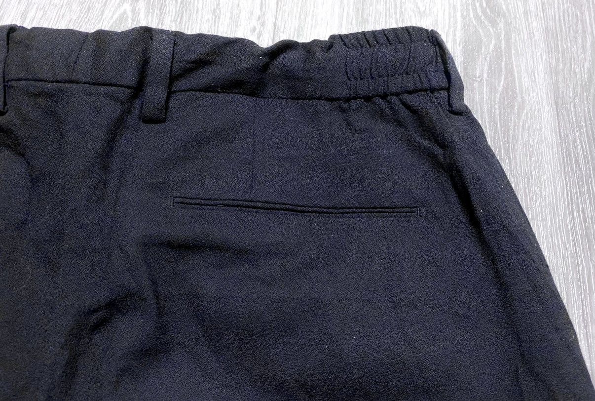 These Glory Days These Glory Days T Ollie Pants Drawstring Black Wool Trouser Size US 32 / EU 48 - 24 Thumbnail