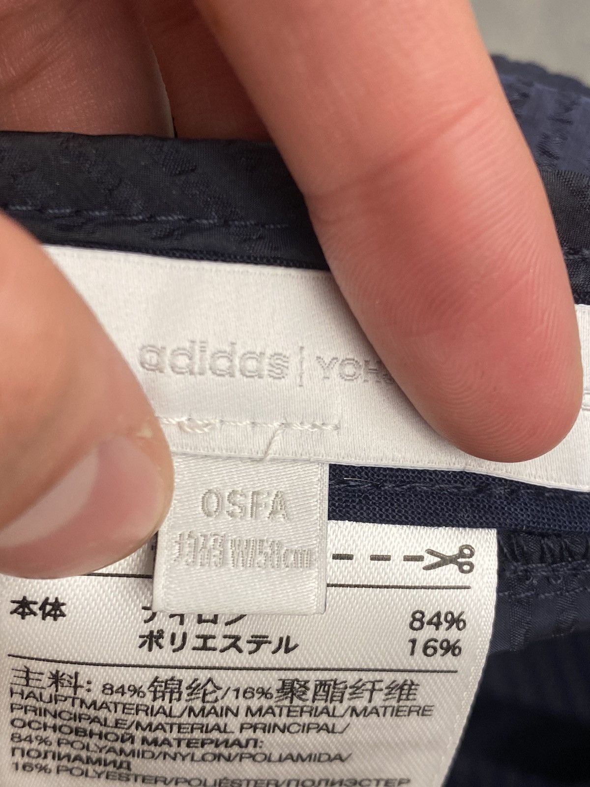 Adidas × Y-3 × Yohji Yamamoto Hats Adidas x Yohji Yamamoto Y-3 drill Kanye West casual Size ONE SIZE - 7 Thumbnail