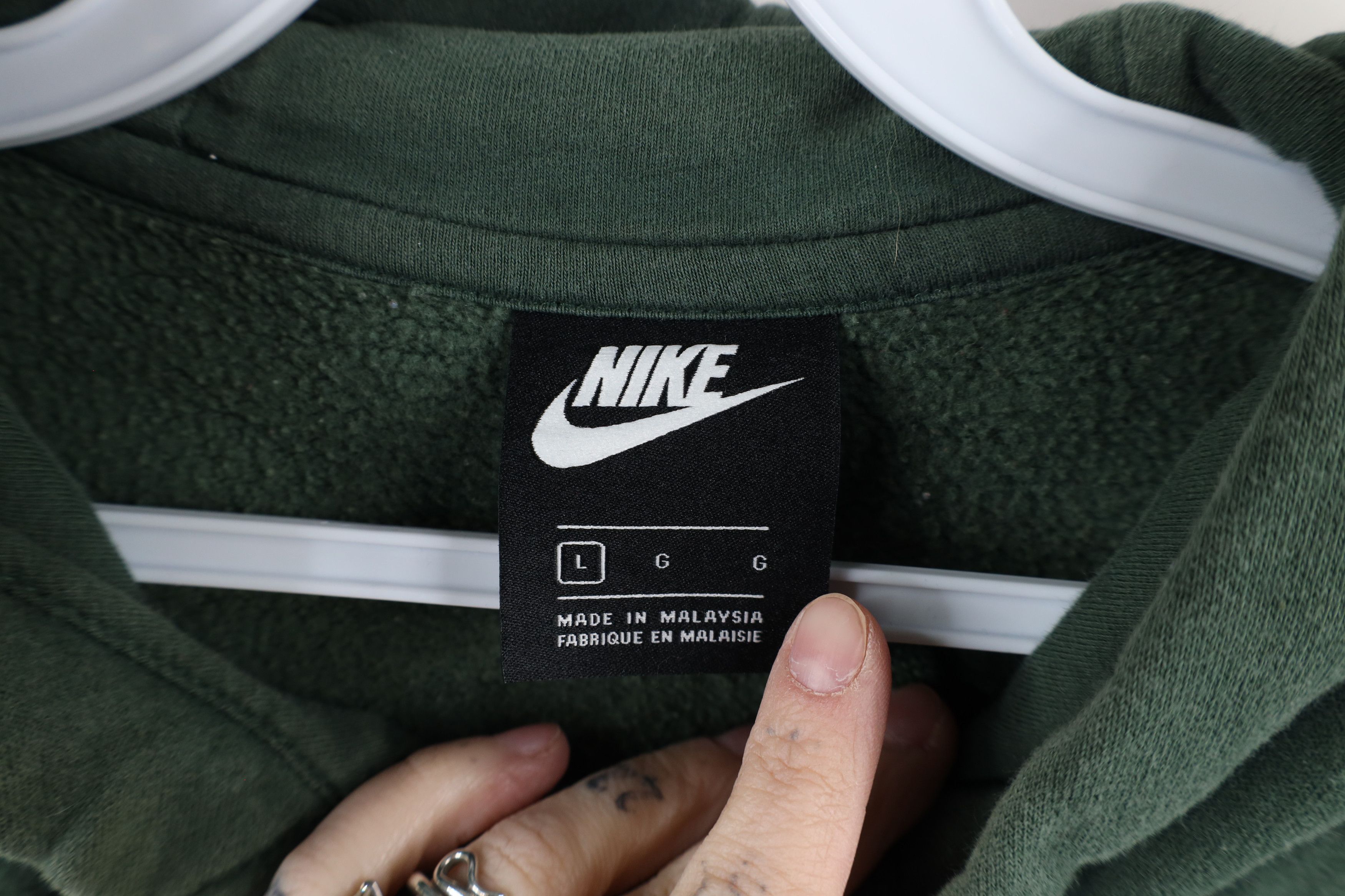 Nike Vintage Y2K Nike Travis Scott Mini Swoosh Full Zip Hoodie Size US L / EU 52-54 / 3 - 8 Thumbnail