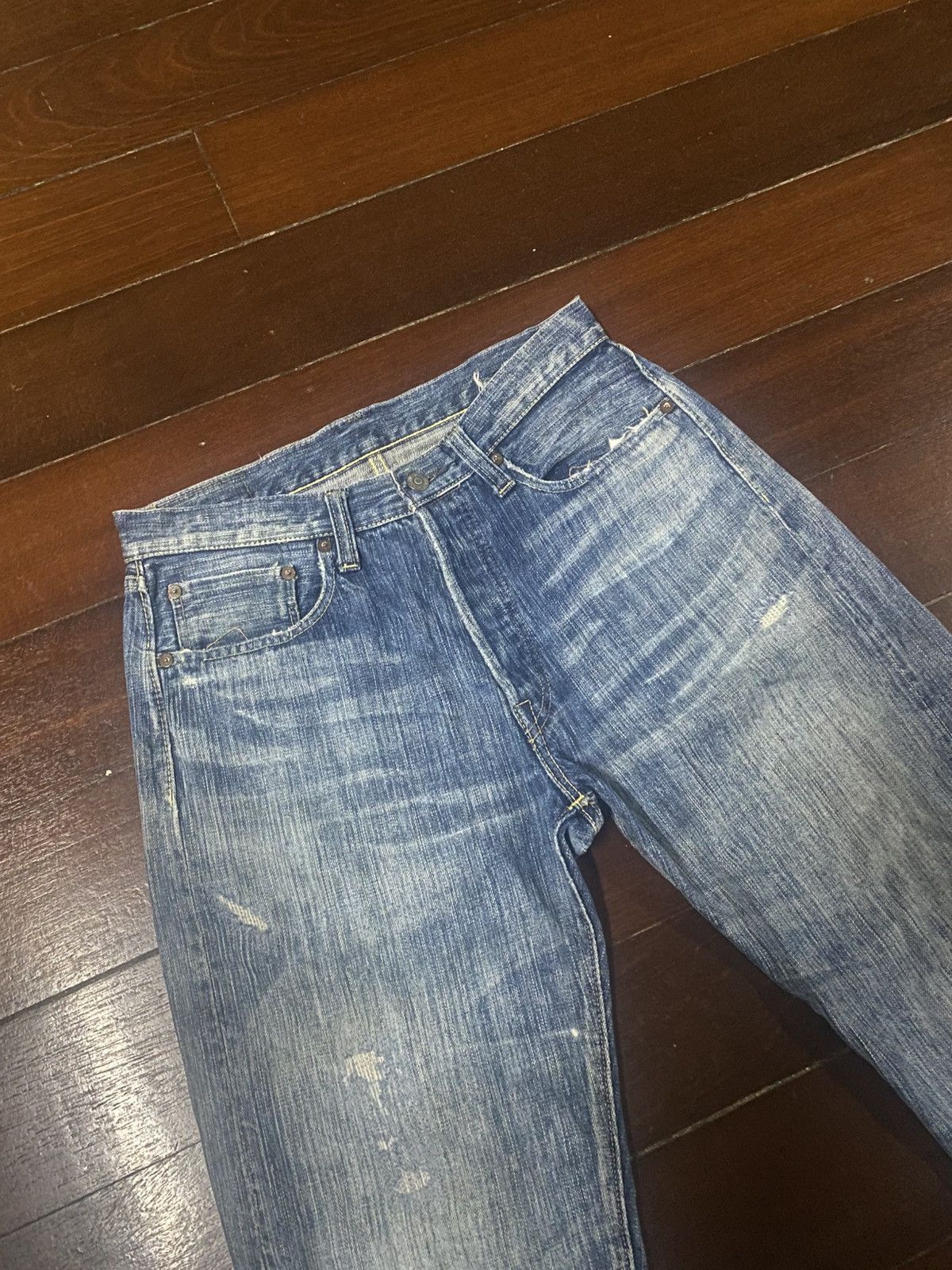 Sugar Cane vintage SUGAR CANE hawaii aloha distressed rework denim Size US 32 / EU 48 - 7 Thumbnail