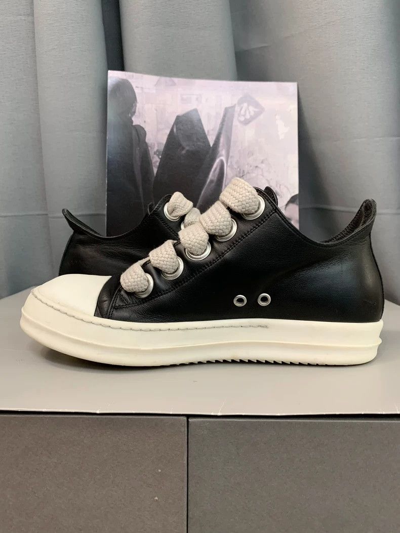Rick Owens Rick Owens low-top wide shoelace leather deck shoes Size US 7 / EU 40 - 6 Thumbnail