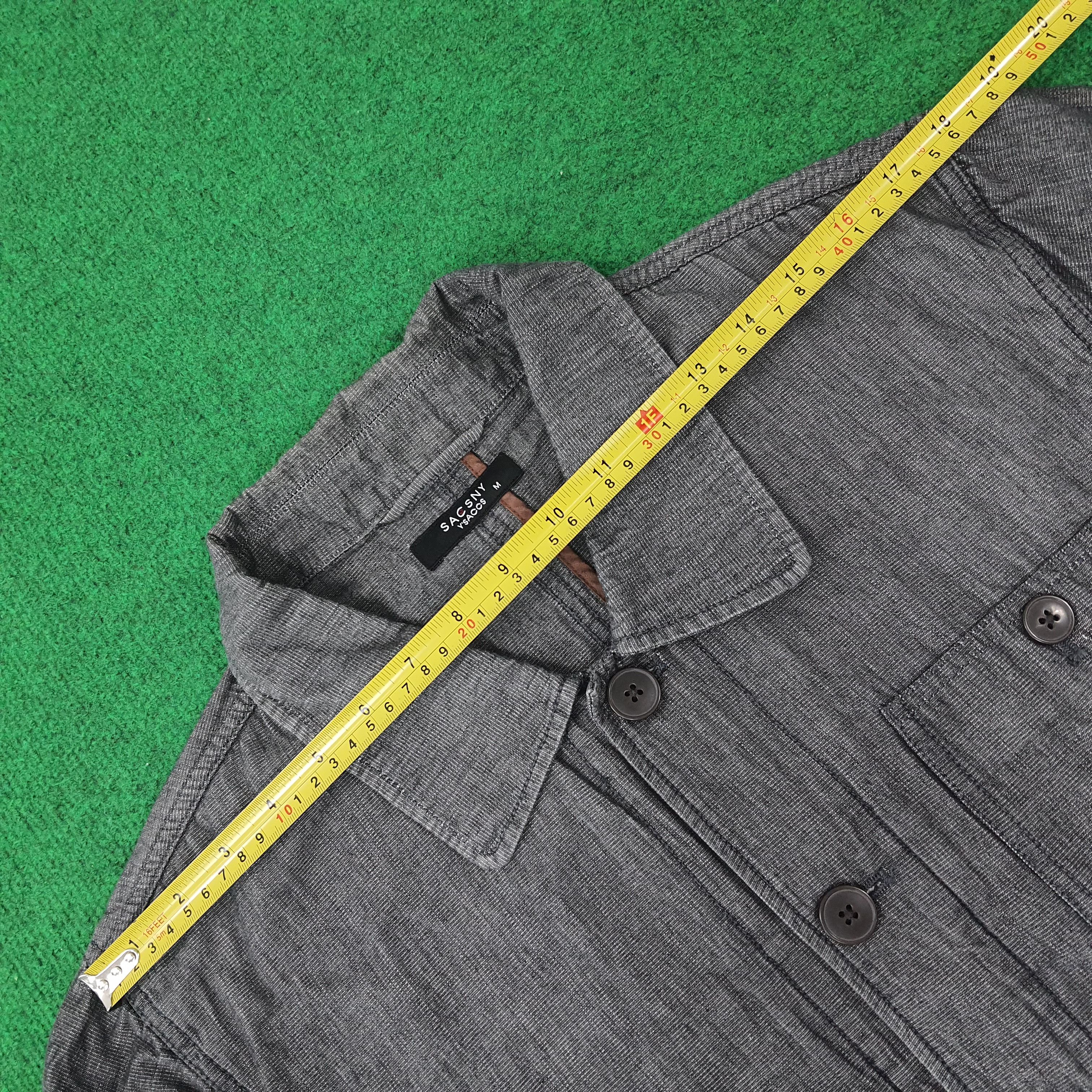 Y's Vintage SACSNY by Yohji Custom Y's Logo Shacket C233N3 Size US M / EU 48-50 / 2 - 9 Thumbnail