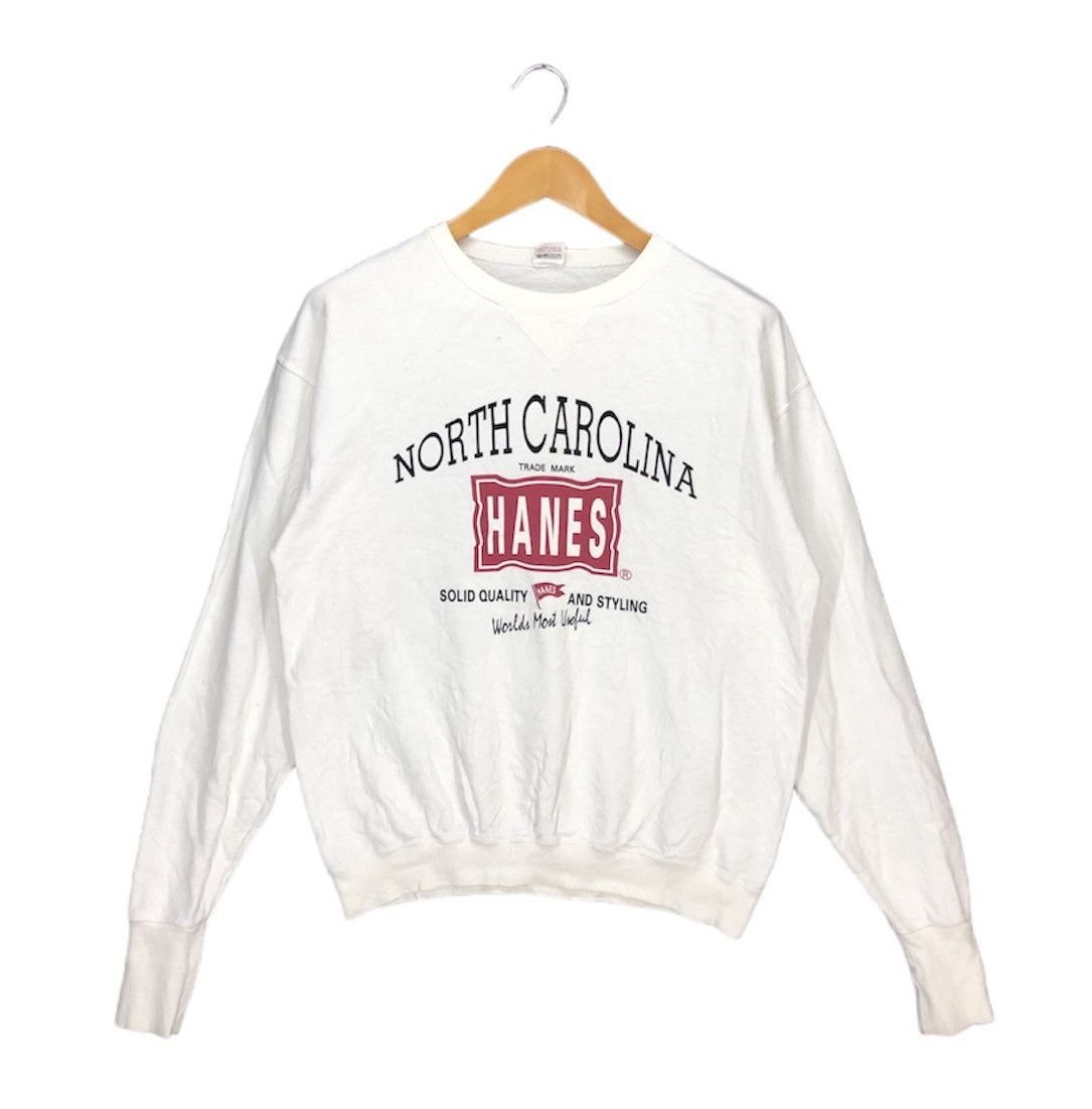 Hanes HANES NORTH CAROLINA Crew Neck Sweatshirt #1130-39 Size US M / EU 48-50 / 2 - 1 Thumbnail