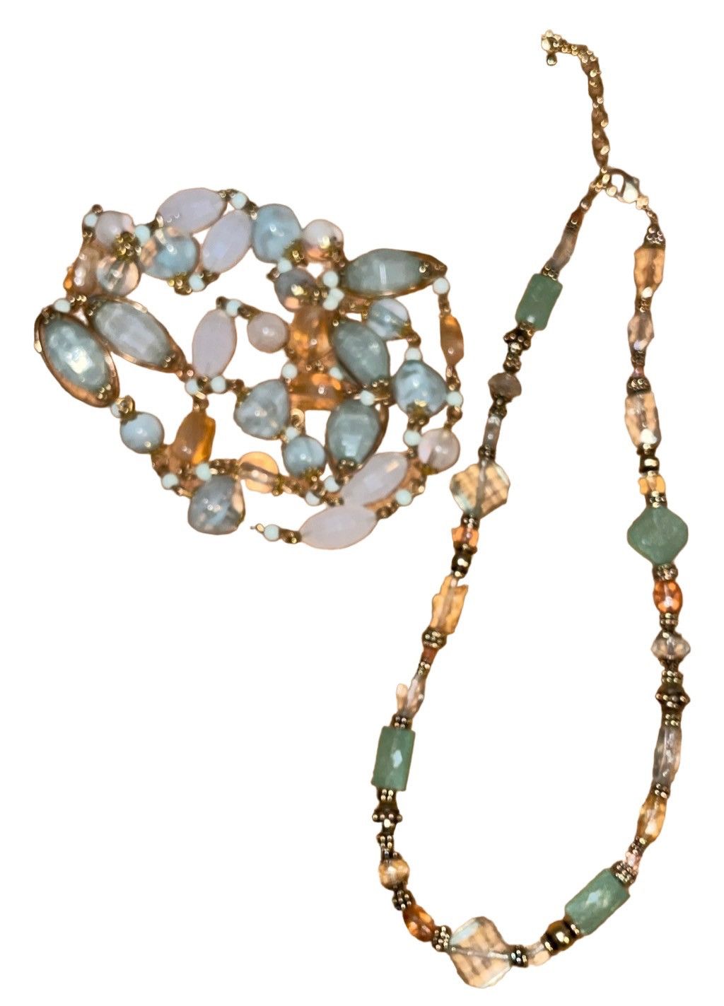 Free People Free People “Beach Glass” Vintage Necklace Set! Size ONE SIZE - 15 Thumbnail