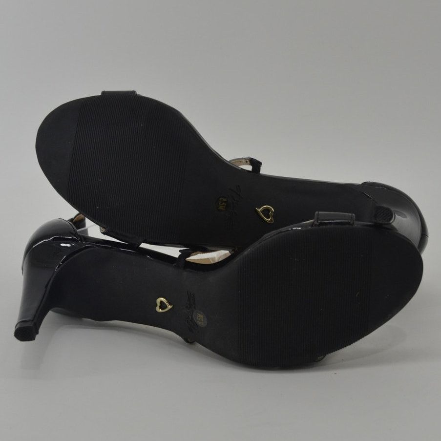 Other Thalia Sodi Darria2 Black Patent Leather Sandals Heels 8.5 Size US 8.5 / IT 38.5 - 9 Thumbnail