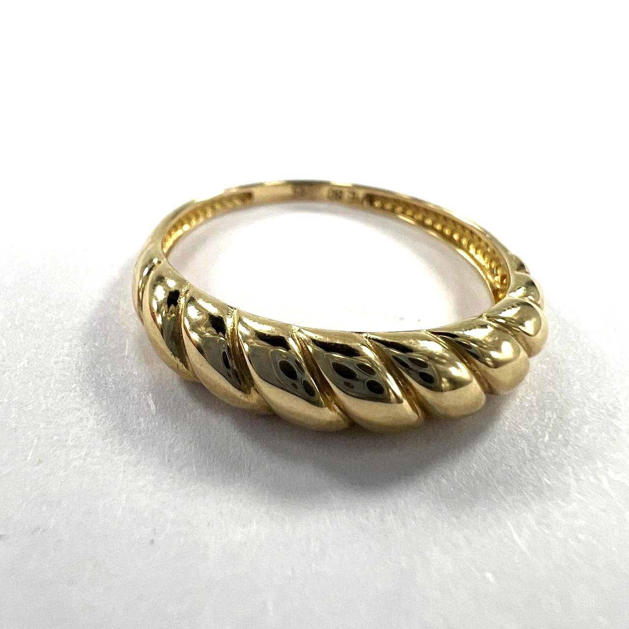 Other 14K Yellow Gold Twisted Ring – Elegant, Smooth, and Delicate Size ONE SIZE - 1 Thumbnail