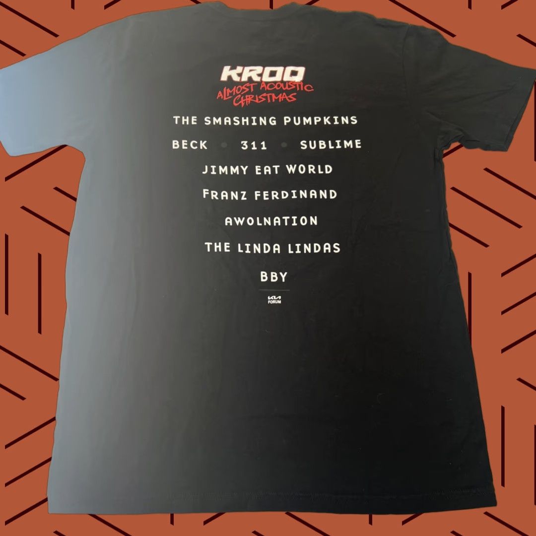 Next Level VINTAGE 2024 KROQ Almost Acoustic Christmas Logo Smashing Pumpkins Beck Shirt Large New Size US L / EU 52-54 / 3 - 1 Thumbnail
