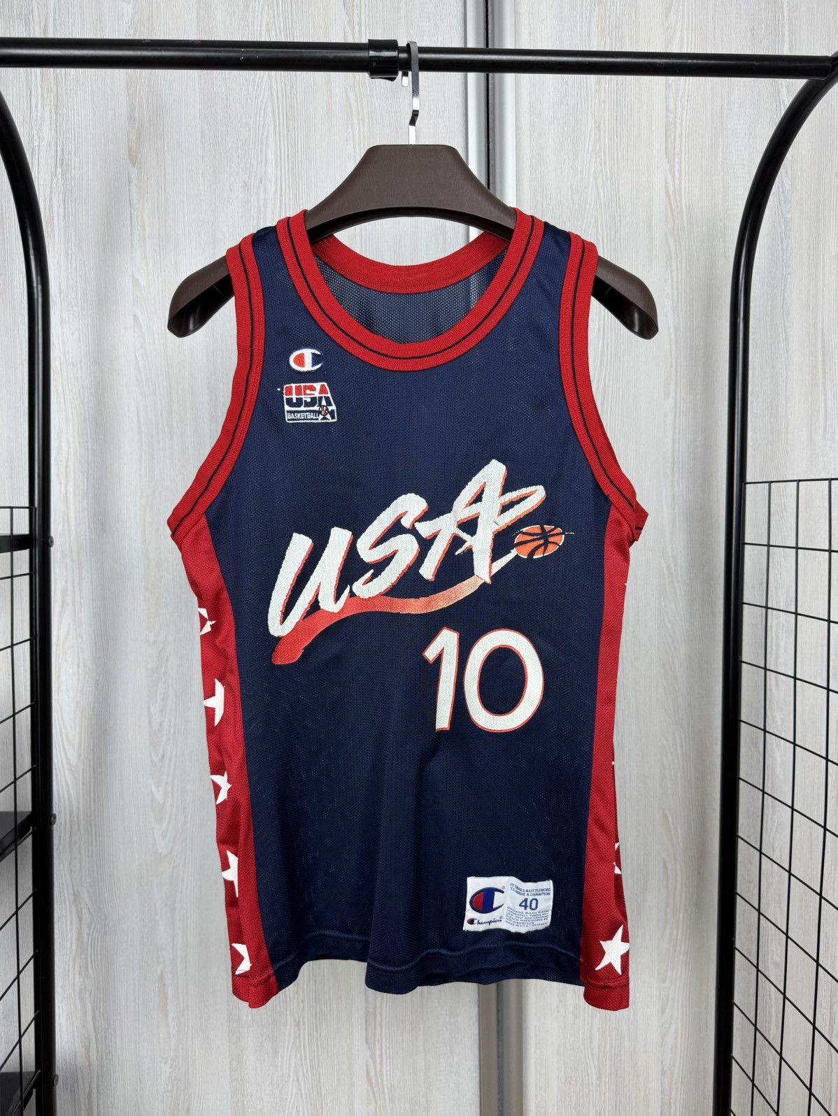 Champion Team USA 1996 Reggie Miller Champion NBA jersey size 40 Size US S / EU 44-46 / 1 - 1 Thumbnail