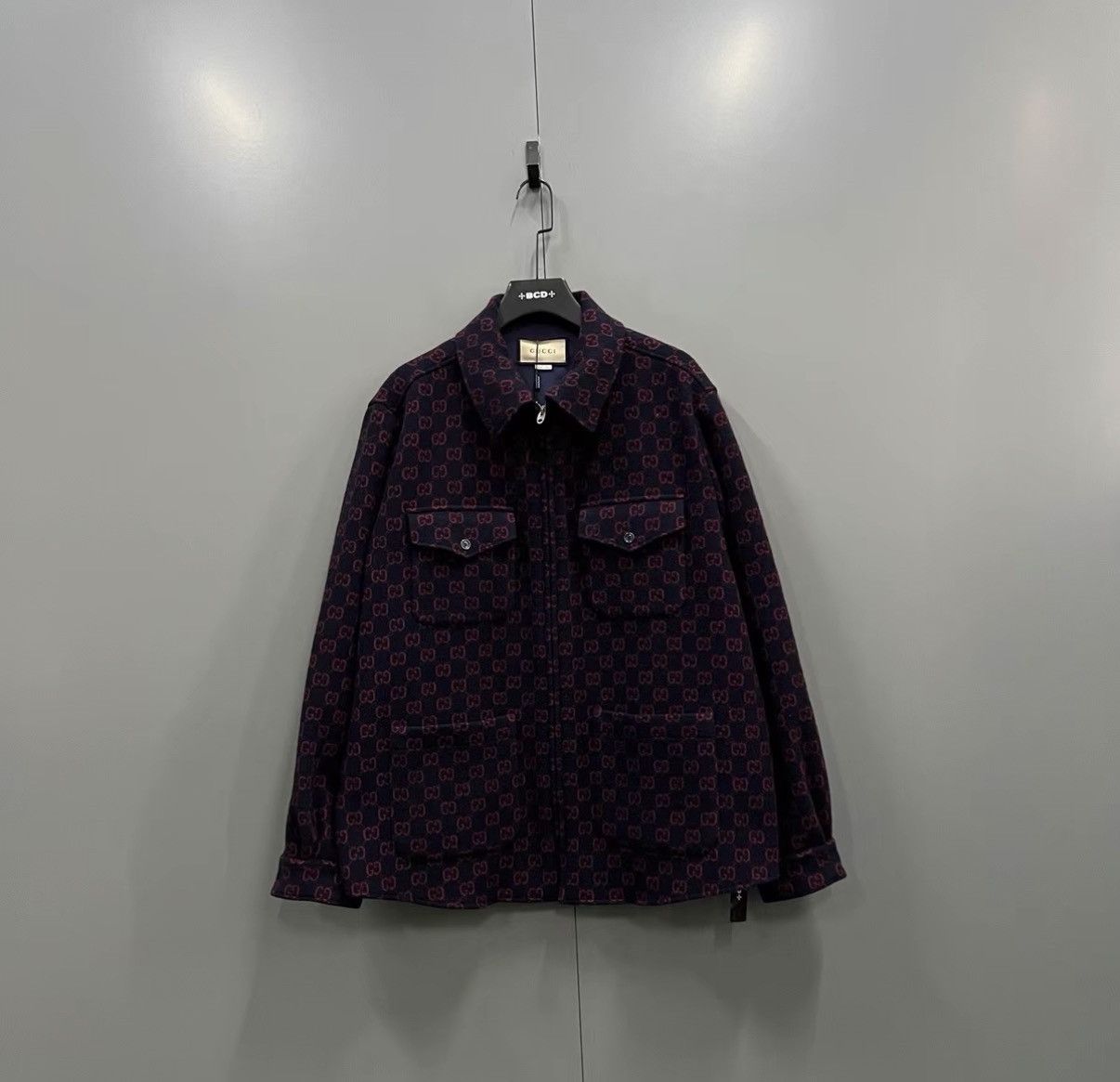 Gucci Gucci All-over GG Monogram Zipper Jacket J41 Size US L / EU 52-54 / 3 - 1 Thumbnail