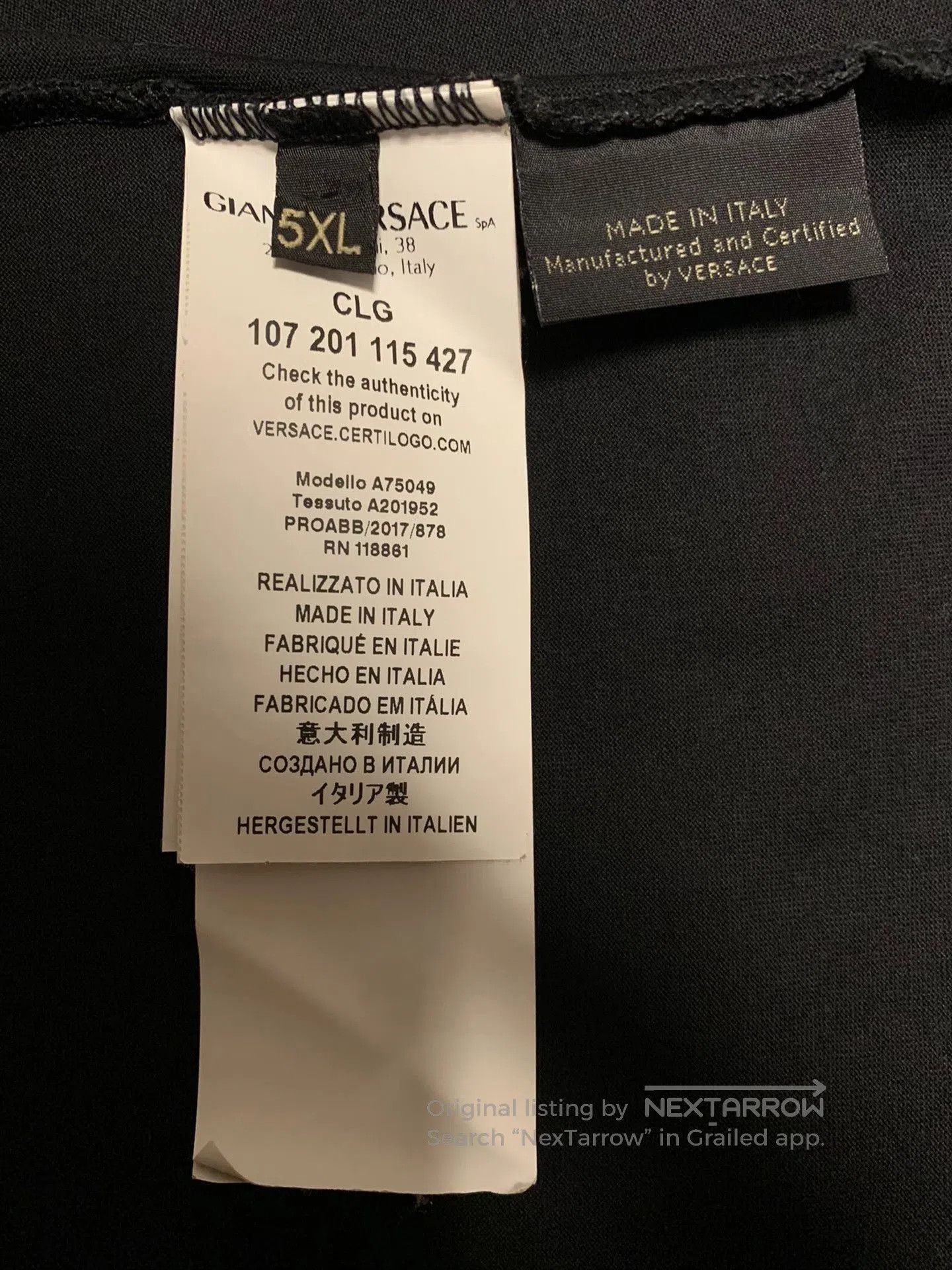 Versace Versace Men's Short. Size US XXL / EU 58 / 5 - 6 Thumbnail