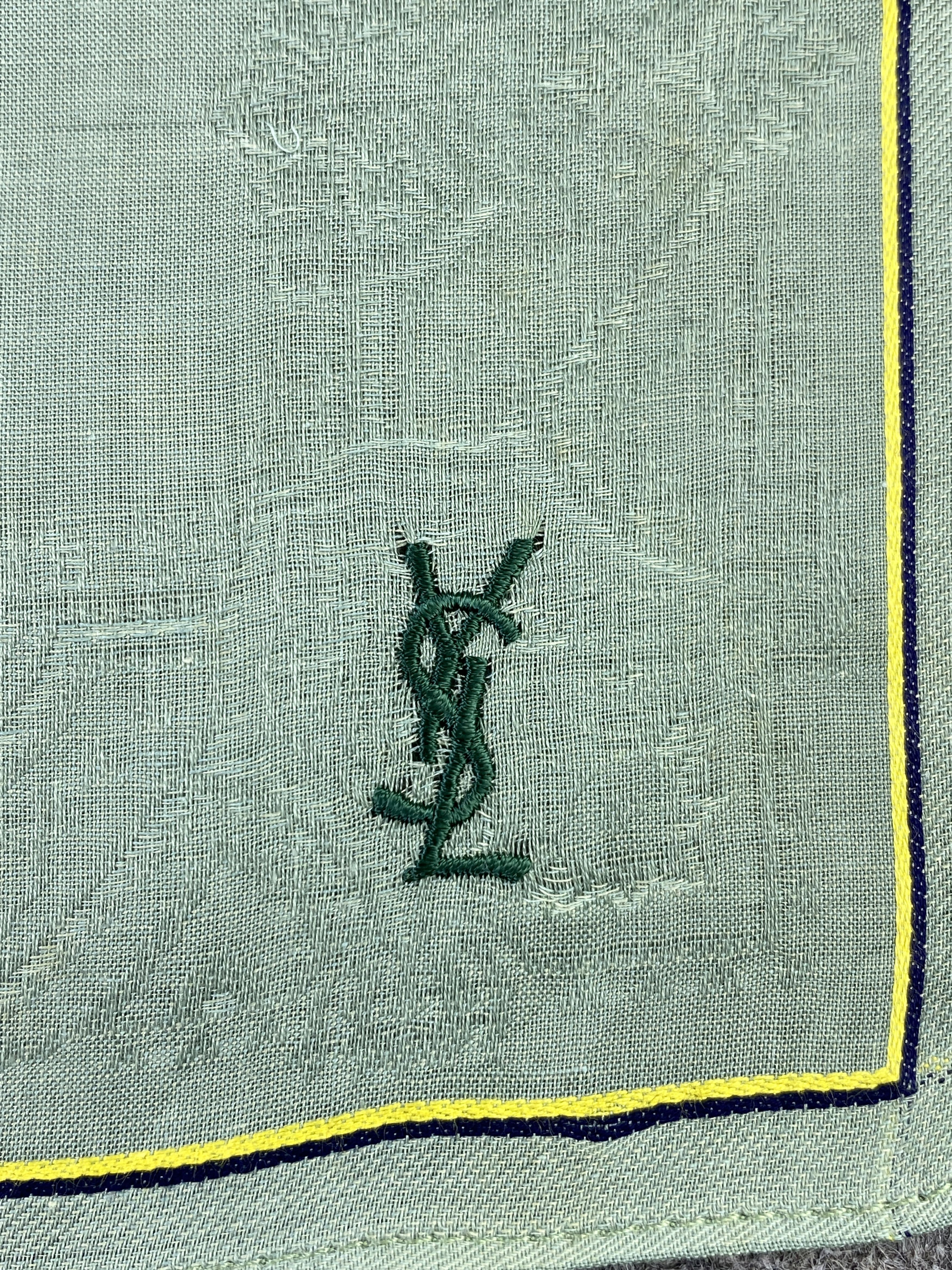 Yves Saint Laurent Yves Saint Laurent Handkerchief / Neckerchief KT0173 Size ONE SIZE - 7 Thumbnail
