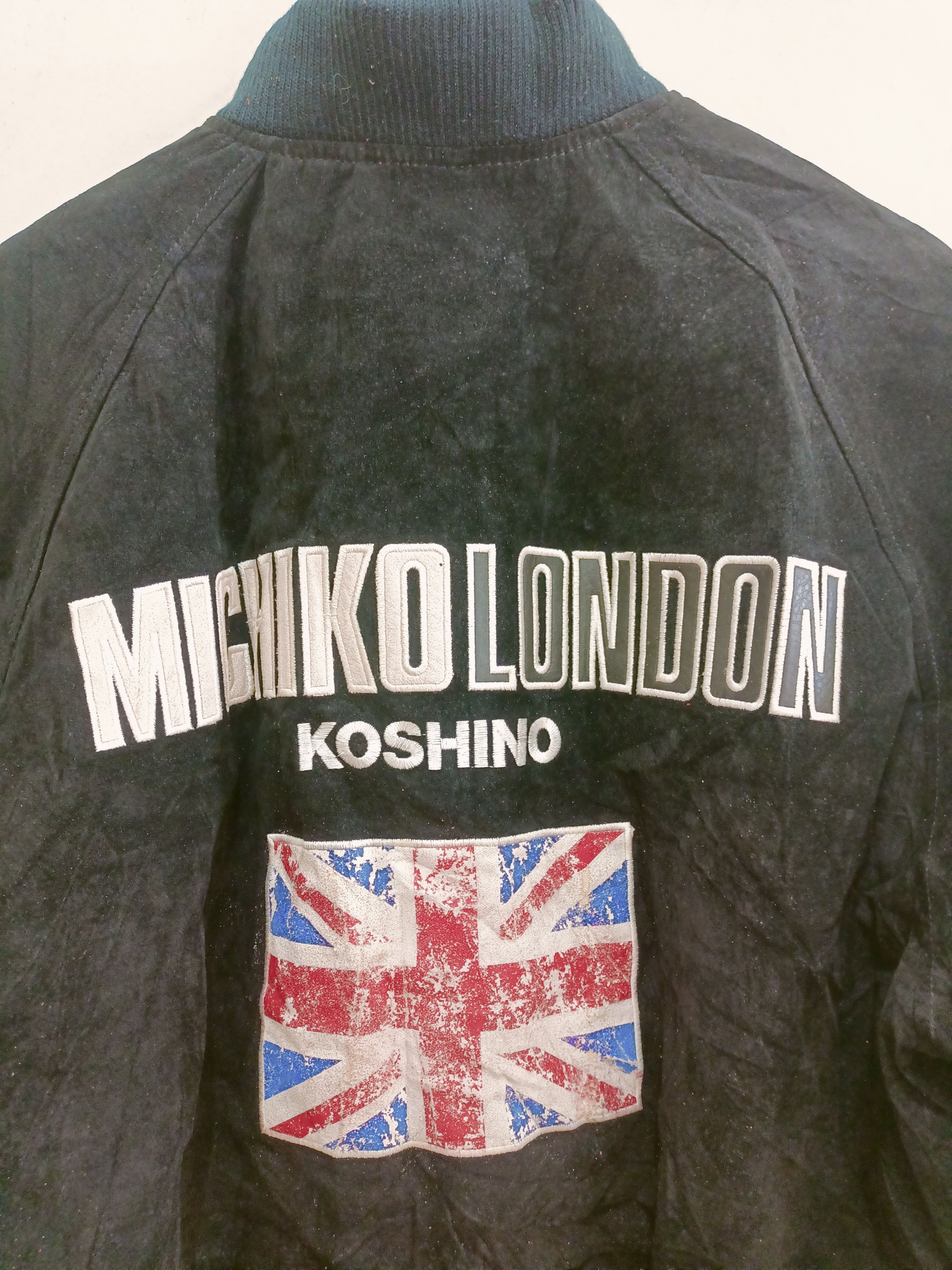 Michiko Koshino London Michiko Koshino London-Tokyo leather jacket embroidery logo Size US L / EU 52-54 / 3 - 2 Thumbnail